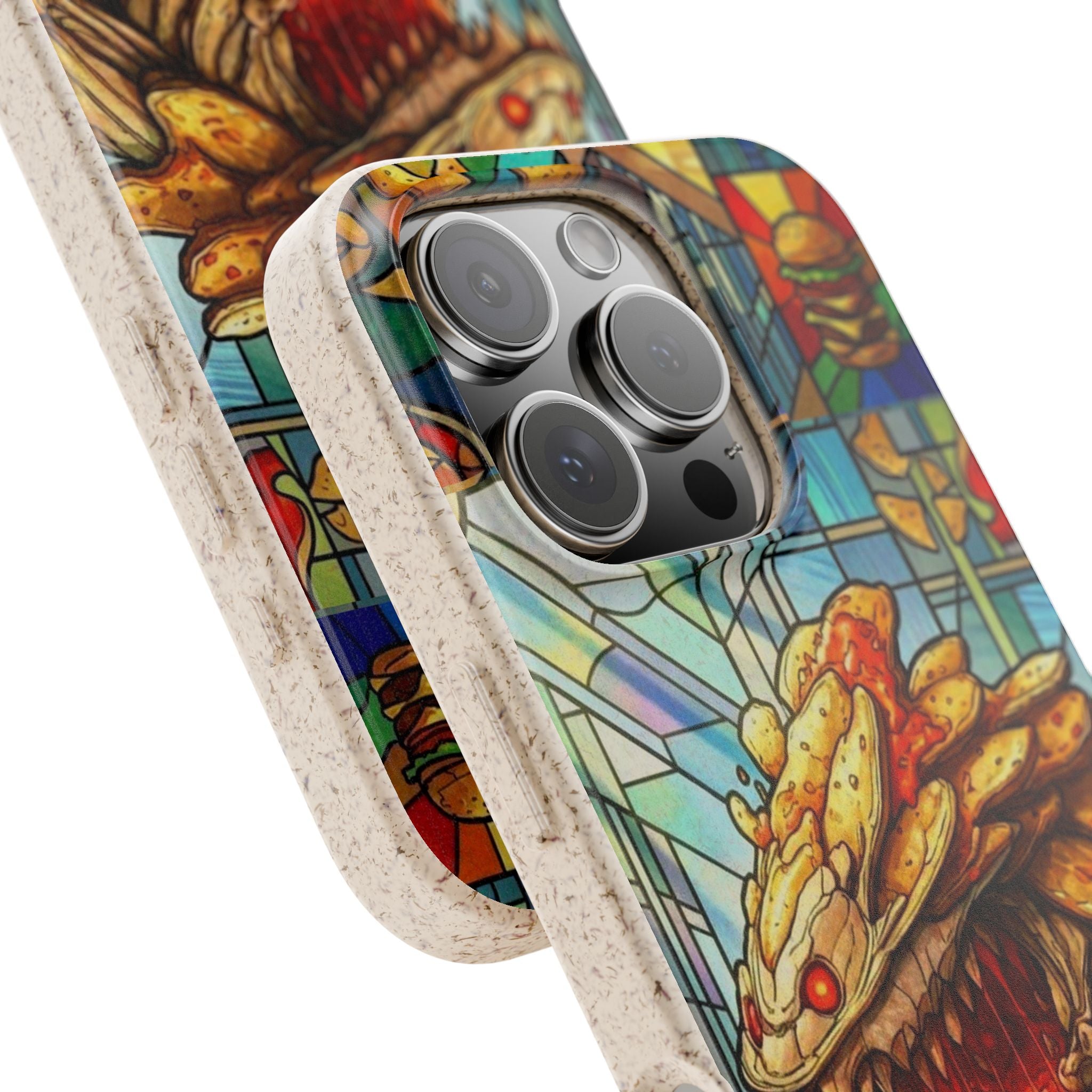 Special MOUMONS006 stained glass Biodegradable Phone Case