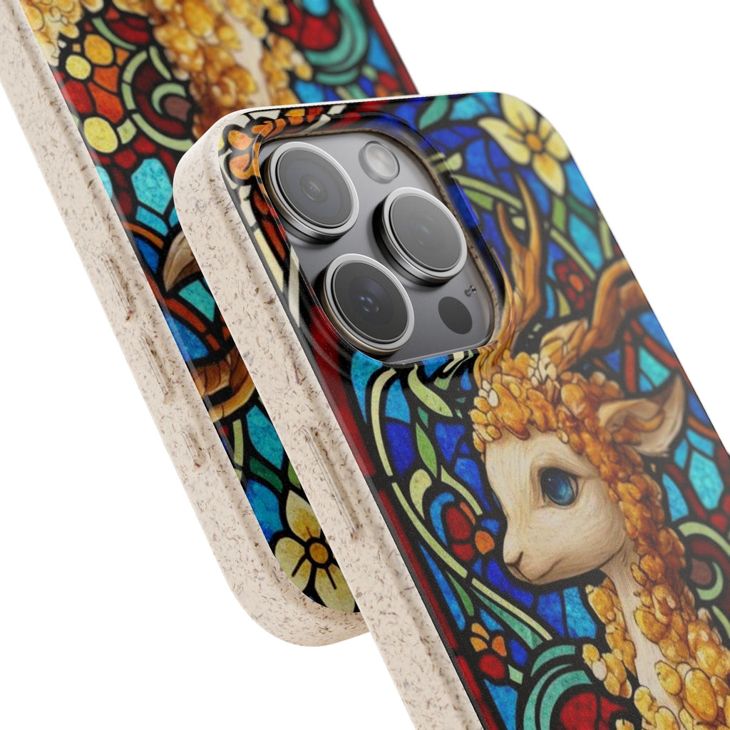 Special MOUMONS001 stained glass Biodegradable Phone Case