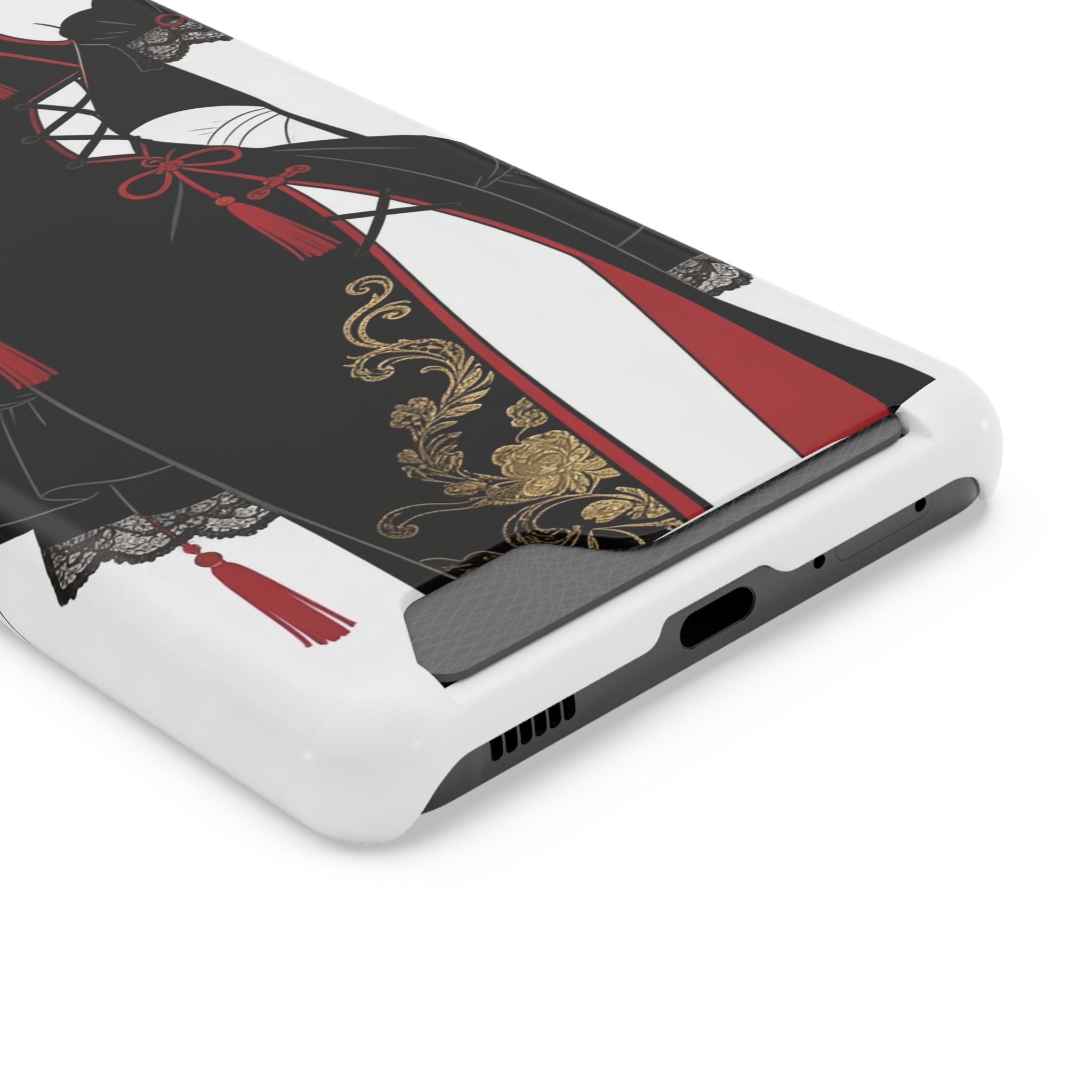 A002 Chinese Traditional Fashion Phone Case with Card Holder