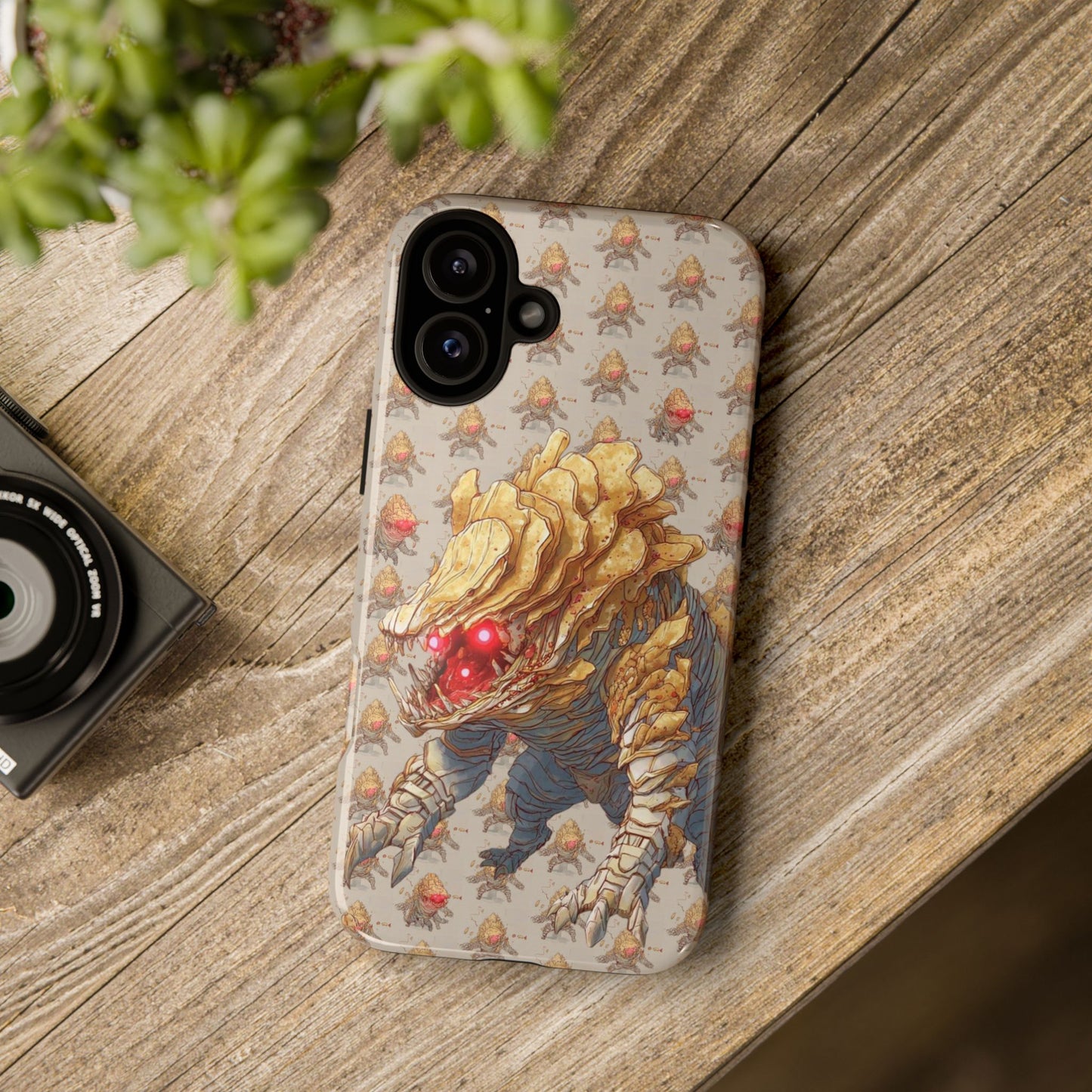 MOUMONS008 Phone Case — Gaming Beast with Red Eyes