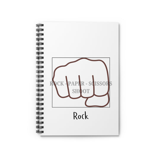 Spiral Notebook - Funny Rock-Paper-Scissors Game