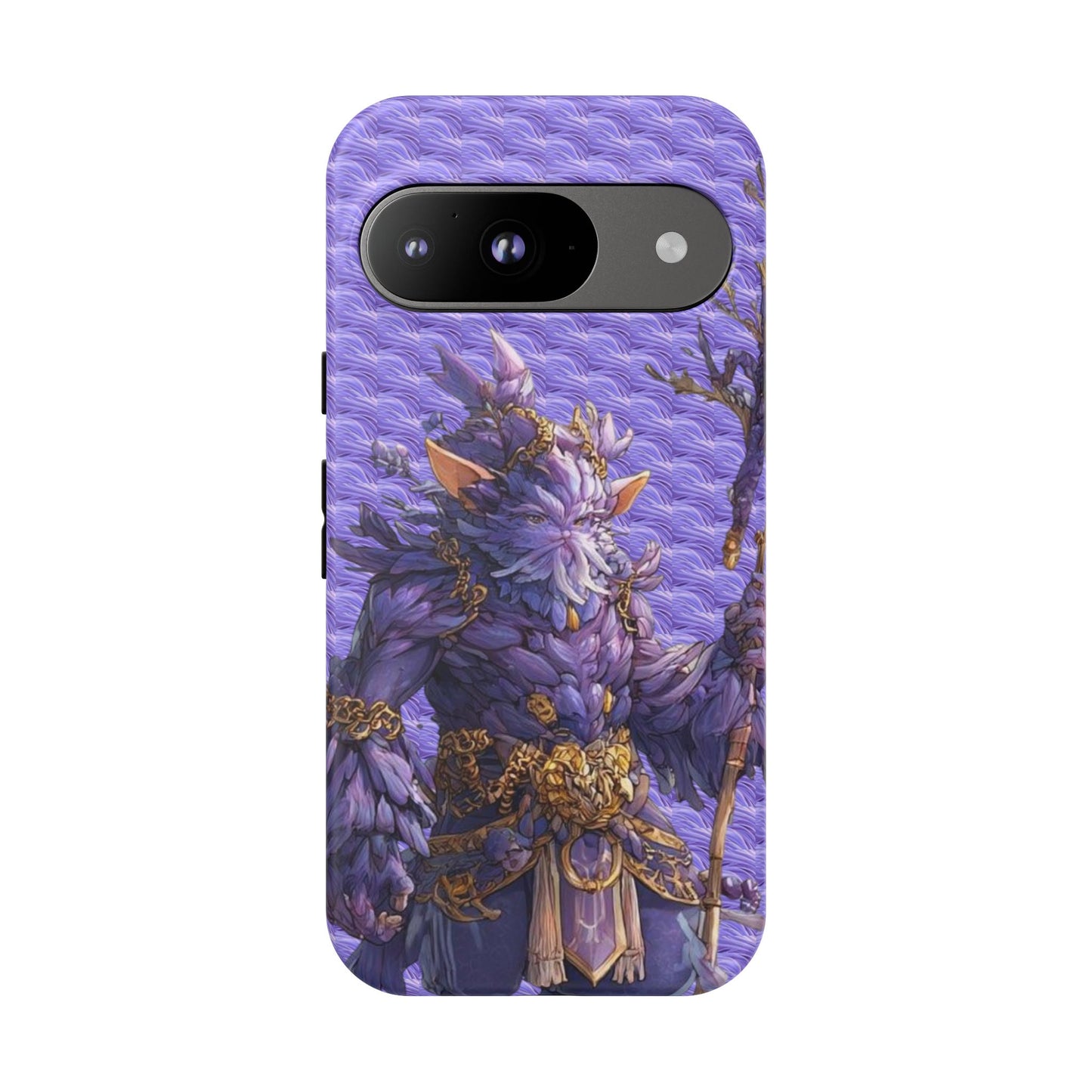 MOUMONS004 Purple Fantasy Warrior Phone Case – "Smoothie Waguizi" Art Protective Cover