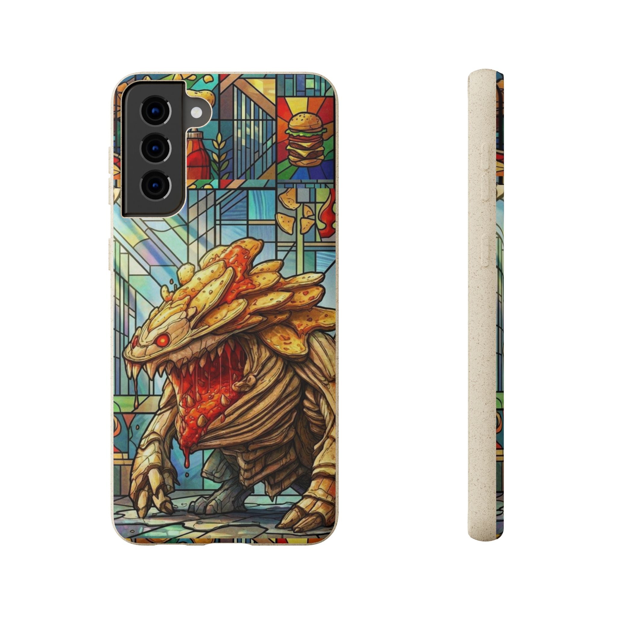 Special MOUMONS006 stained glass Biodegradable Phone Case