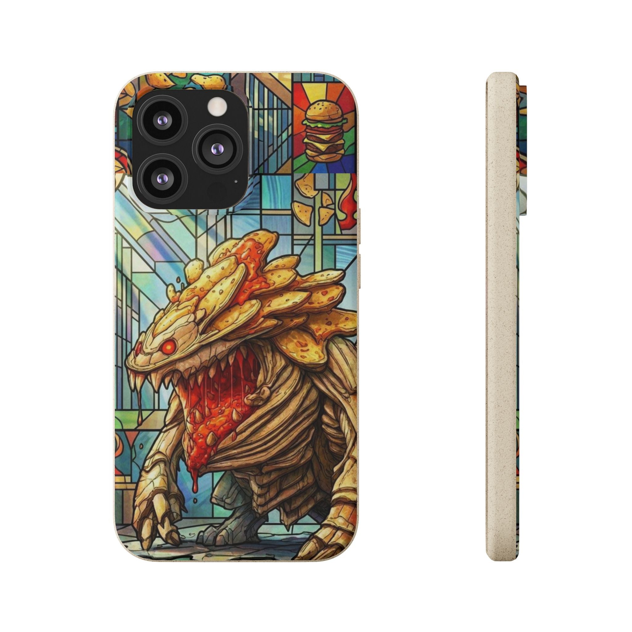 Special MOUMONS006 stained glass Biodegradable Phone Case