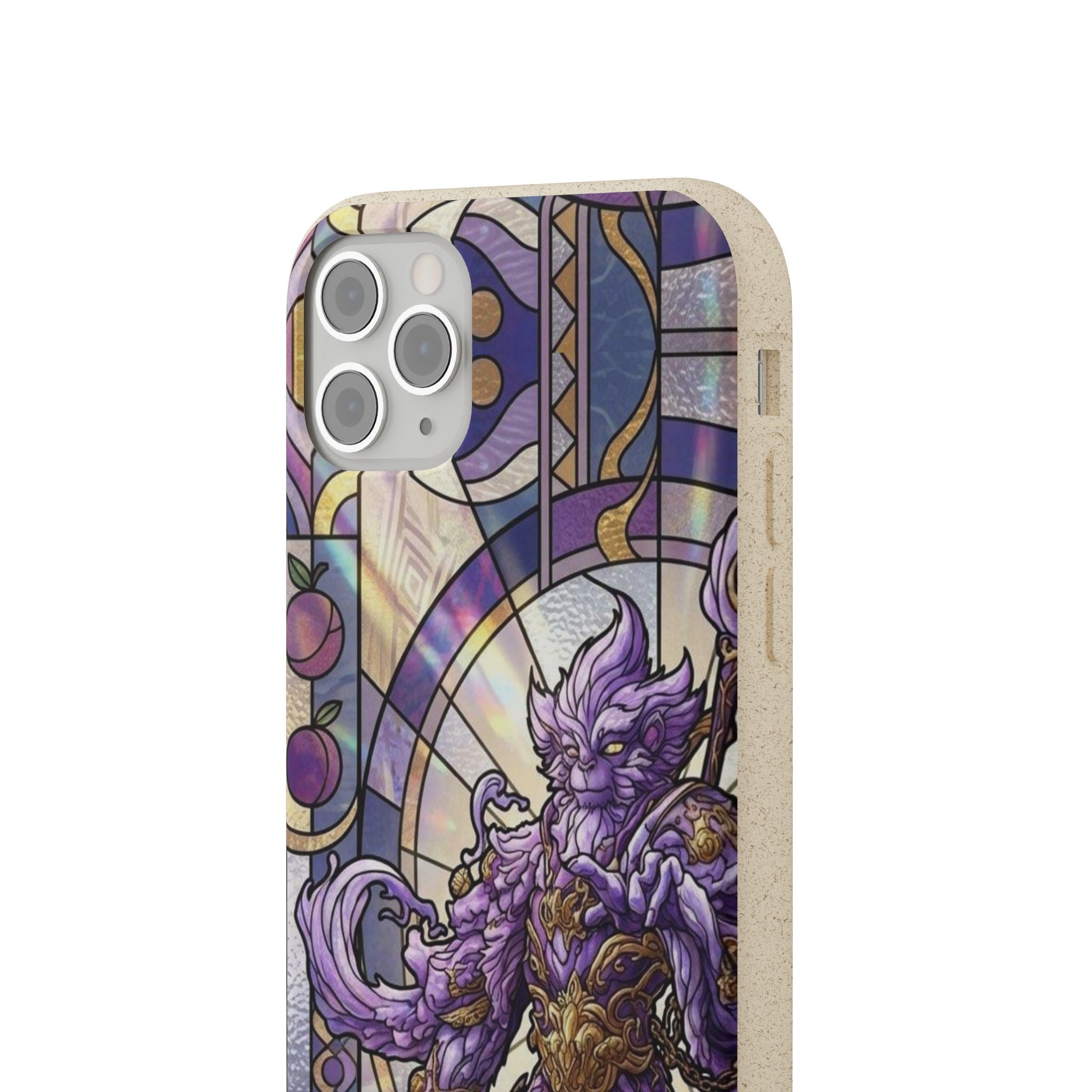 Special MOUMONS003 stained glass Biodegradable Phone Case