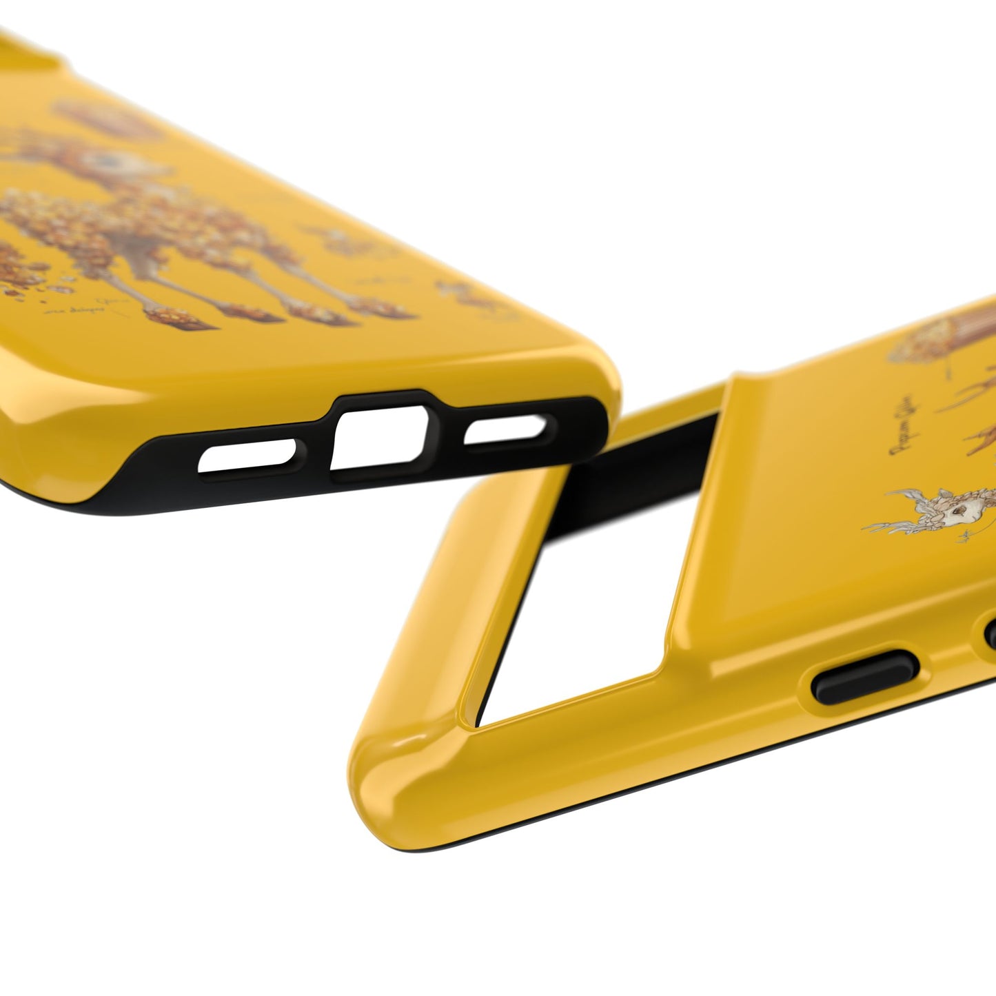 MOUMONS001 Popcorn Deer Phone Case – Cute Kawaii Snack Animal Protective Cover