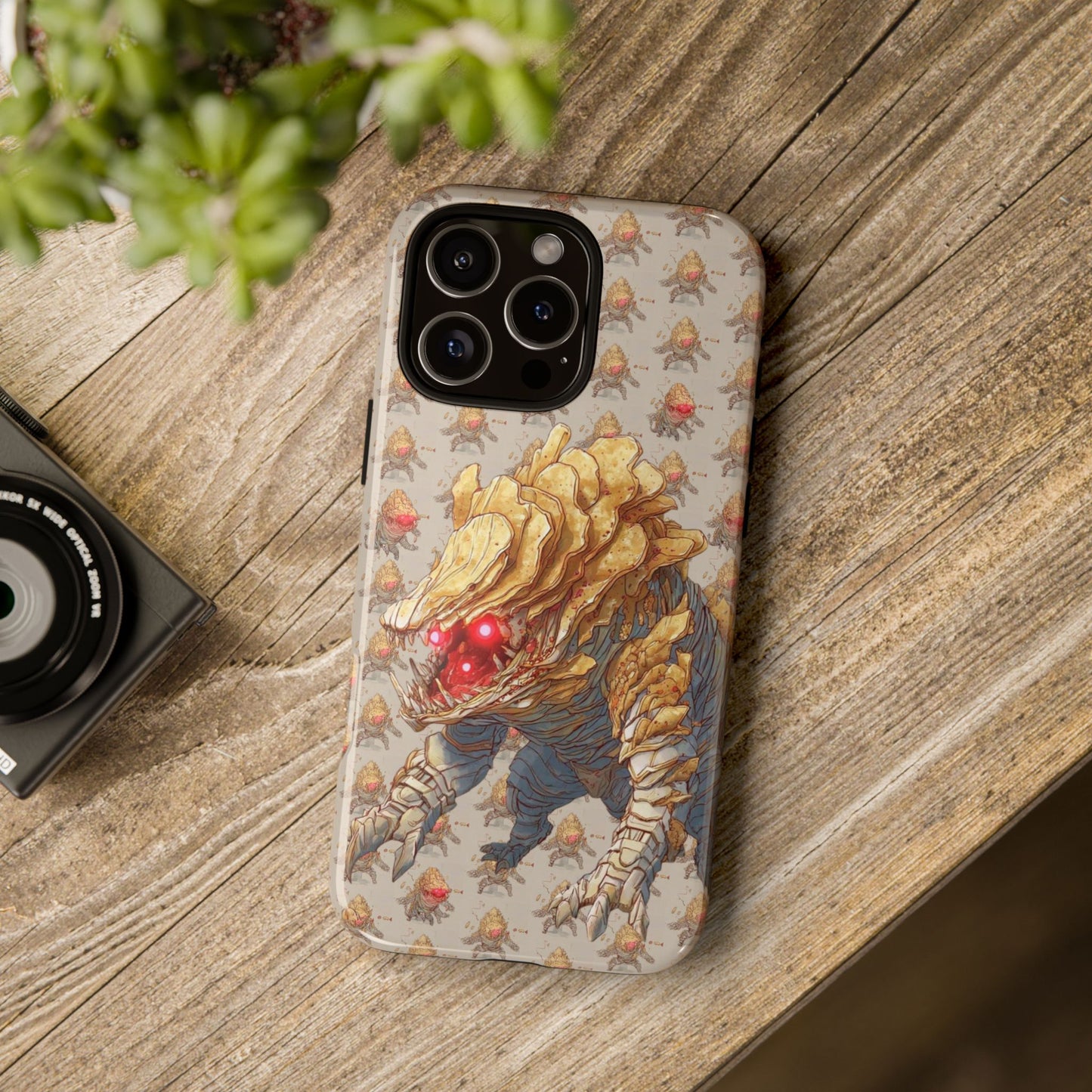 MOUMONS008 Phone Case — Gaming Beast with Red Eyes