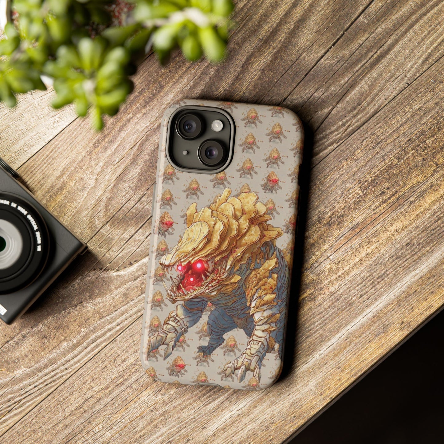 MOUMONS008 Phone Case — Gaming Beast with Red Eyes