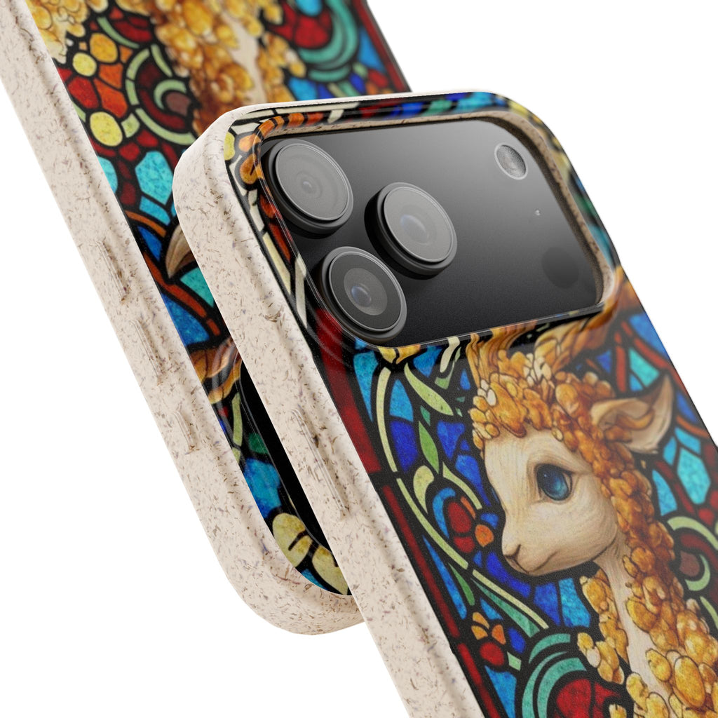 Special MOUMONS001 stained glass Biodegradable Phone Case
