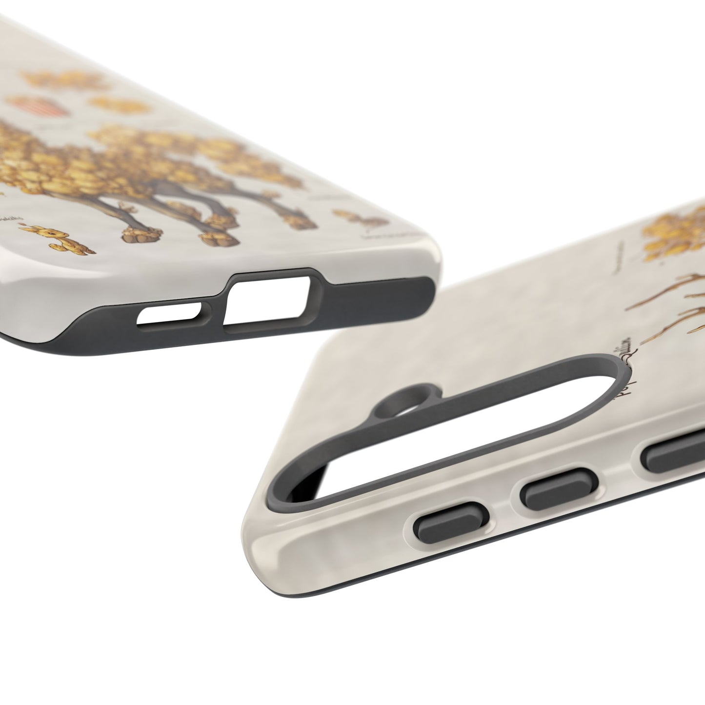 MOUMONS002 Popcorn Quill Phone Case — Cute Popcorn Creature Protective Cover