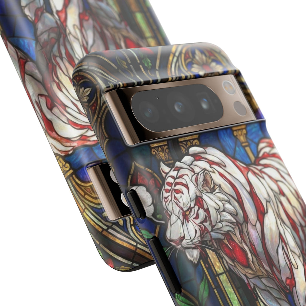 MOUMONS0011 special Stained Glass Phone Case — Protective Tough Case with Gothic Cathedral Design