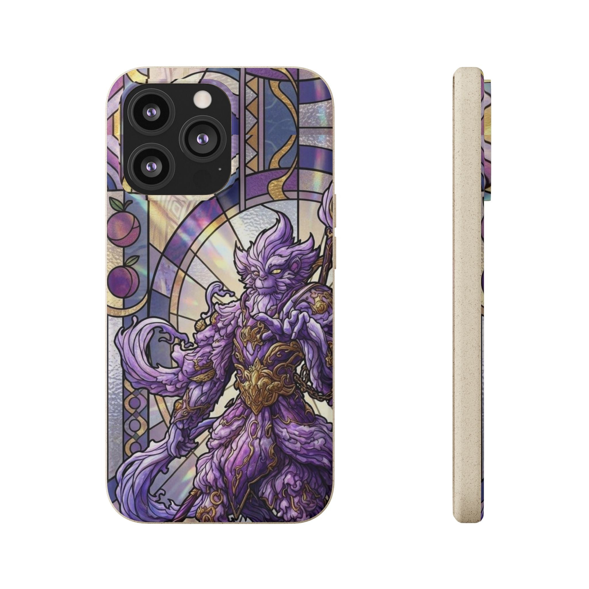 Special MOUMONS003 stained glass Biodegradable Phone Case