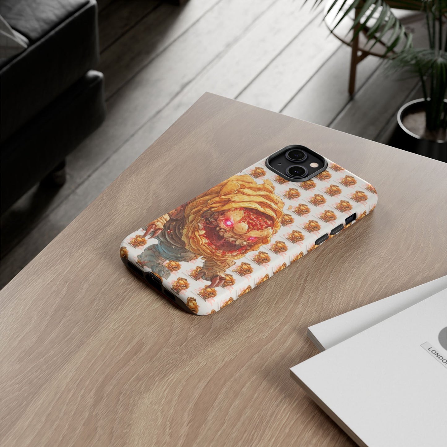 MOUMONS007 Phone Case — Durable Protective iPhone Cover with Creepy Art