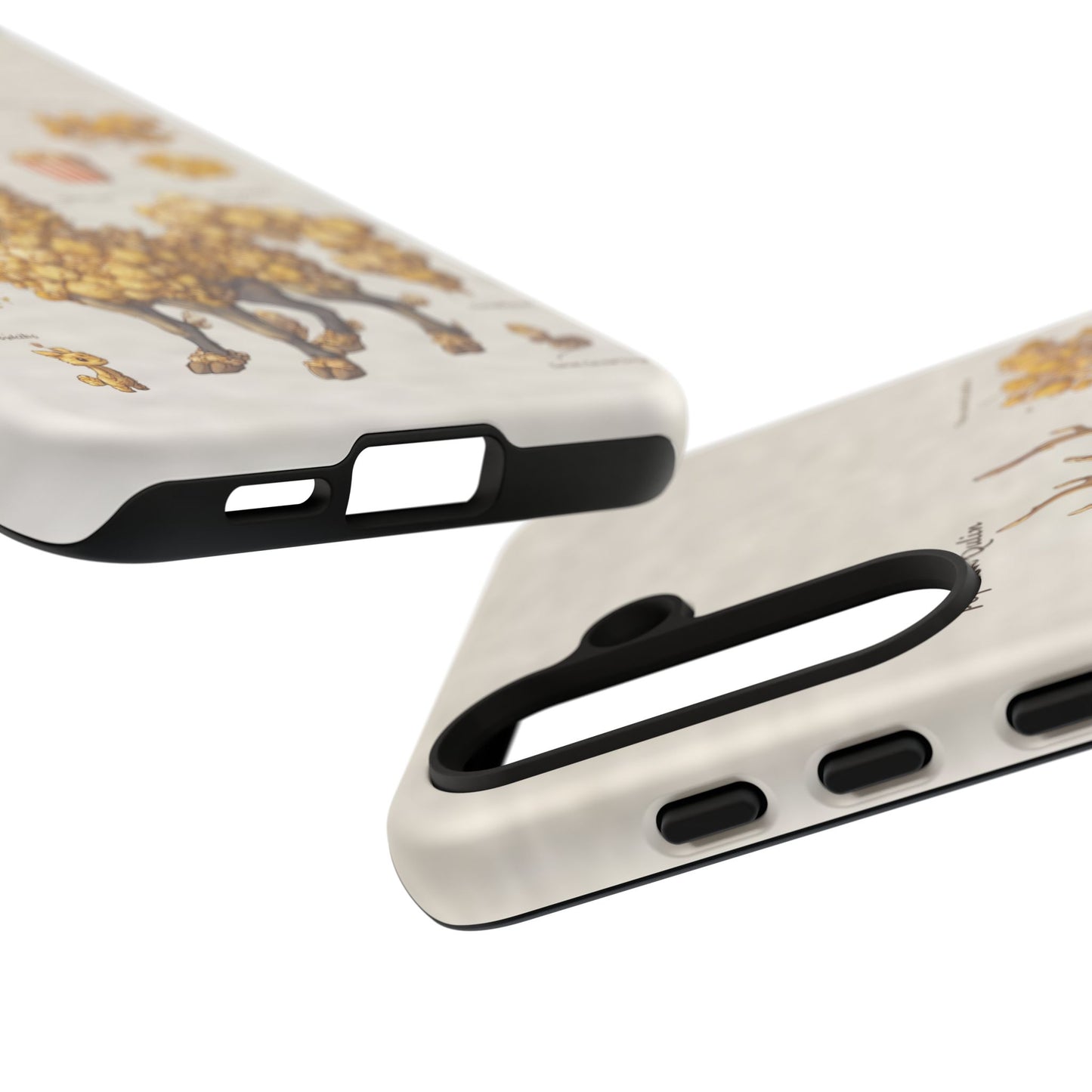 MOUMONS002 Popcorn Quill Phone Case — Cute Popcorn Creature Protective Cover