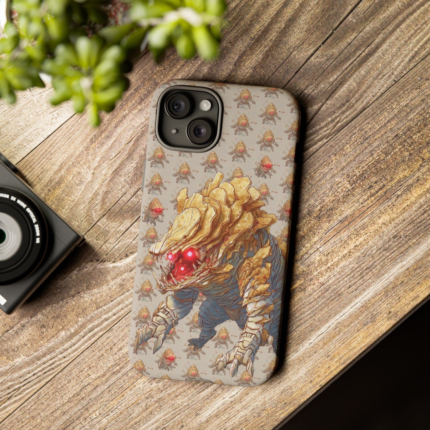 MOUMONS008 Phone Case — Gaming Beast with Red Eyes