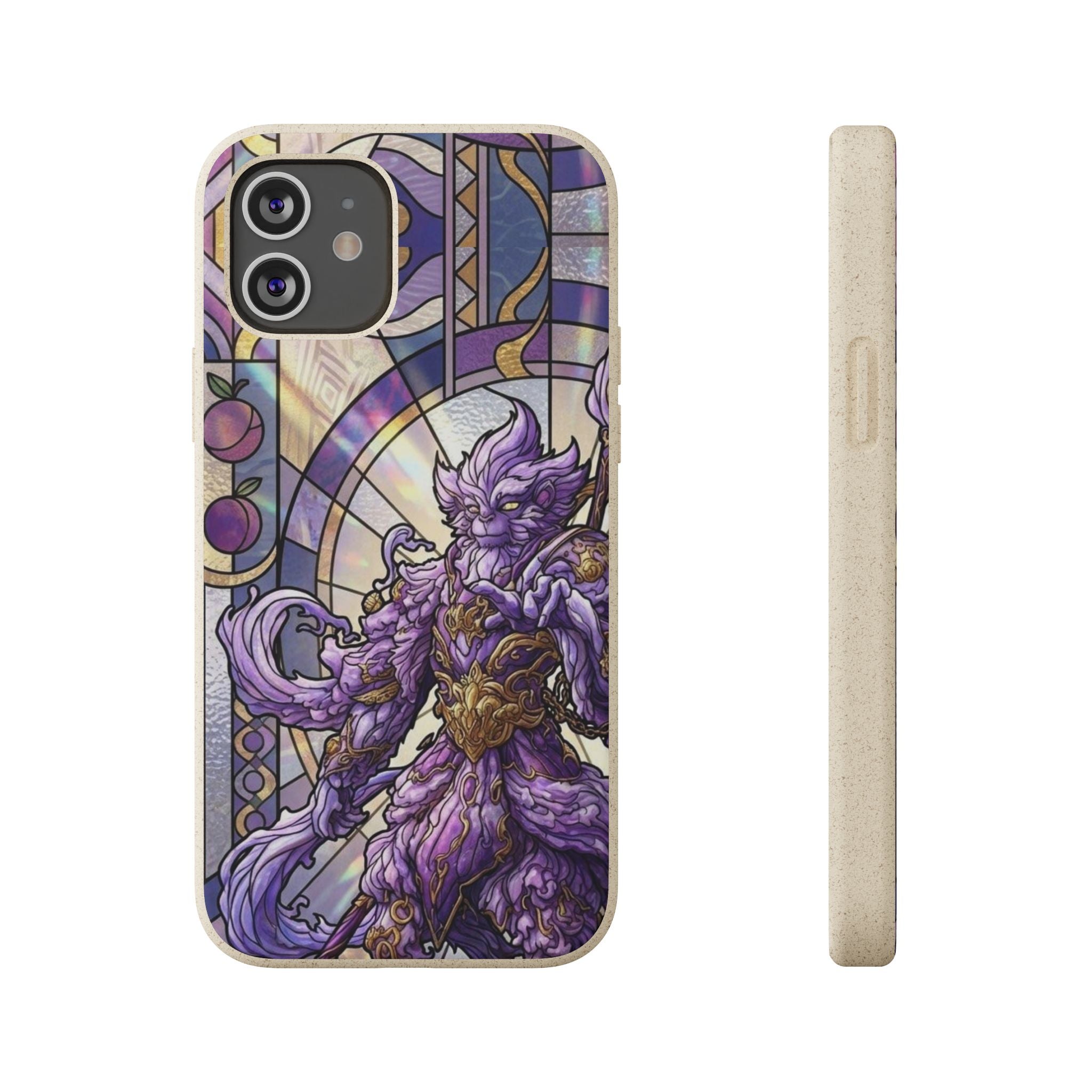 Special MOUMONS003 stained glass Biodegradable Phone Case