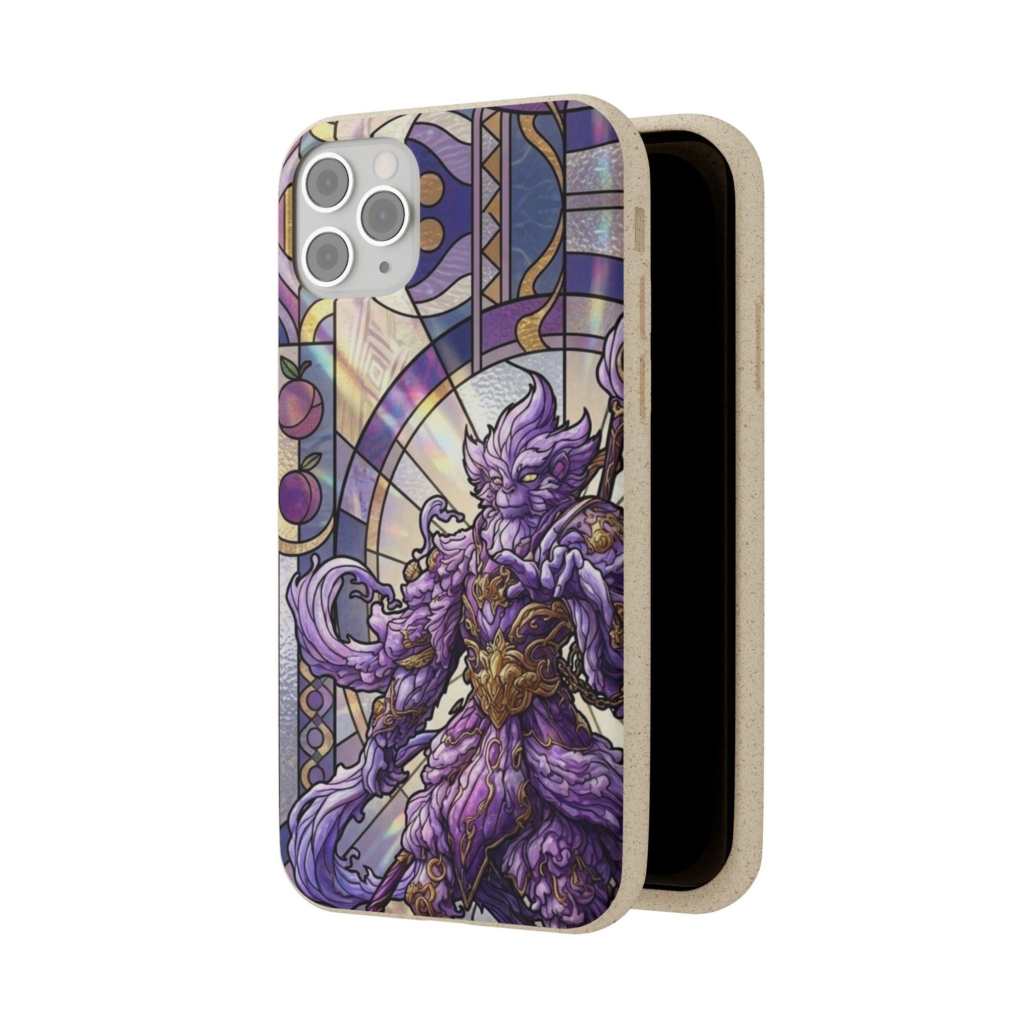 Special MOUMONS003 stained glass Biodegradable Phone Case