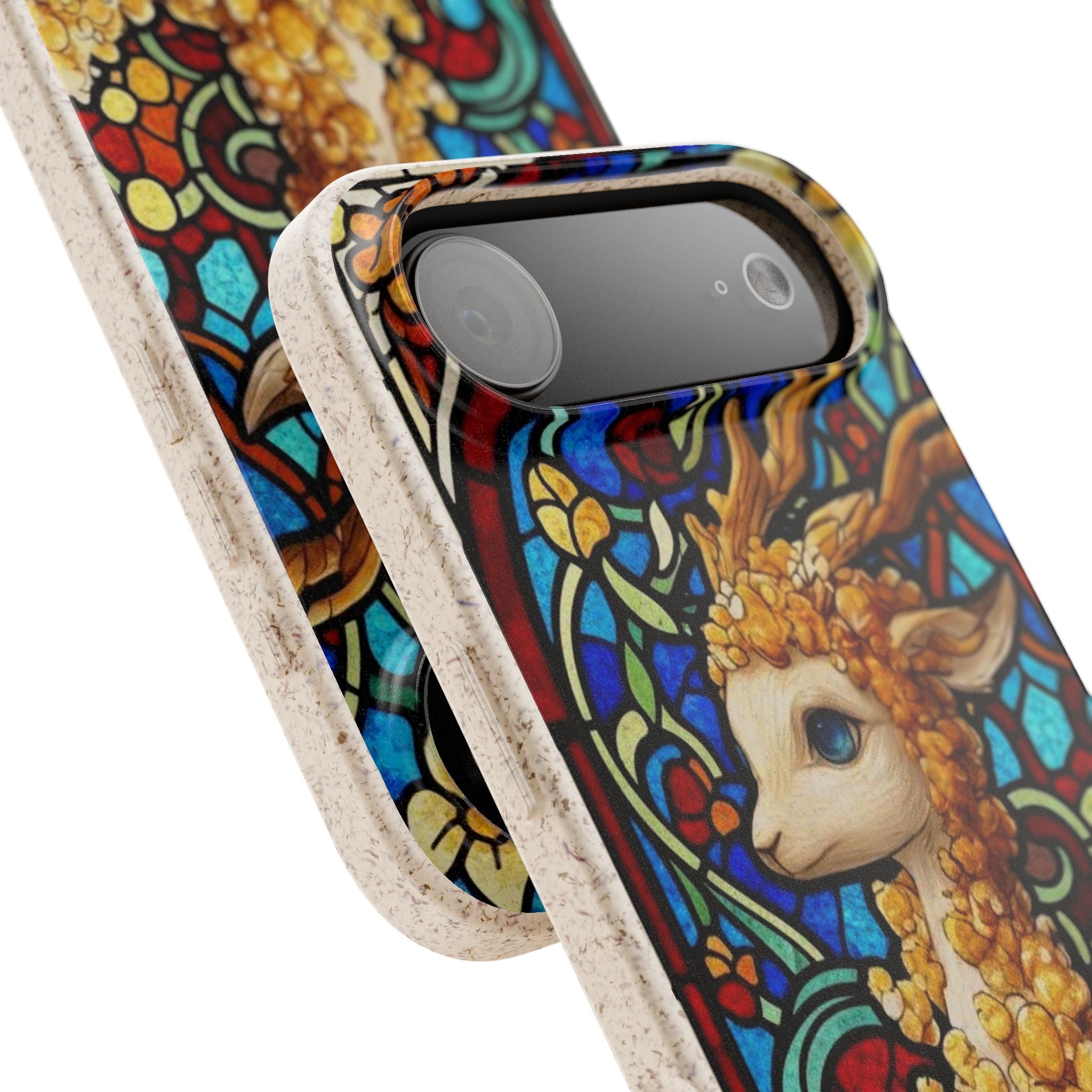 Special MOUMONS001 stained glass Biodegradable Phone Case