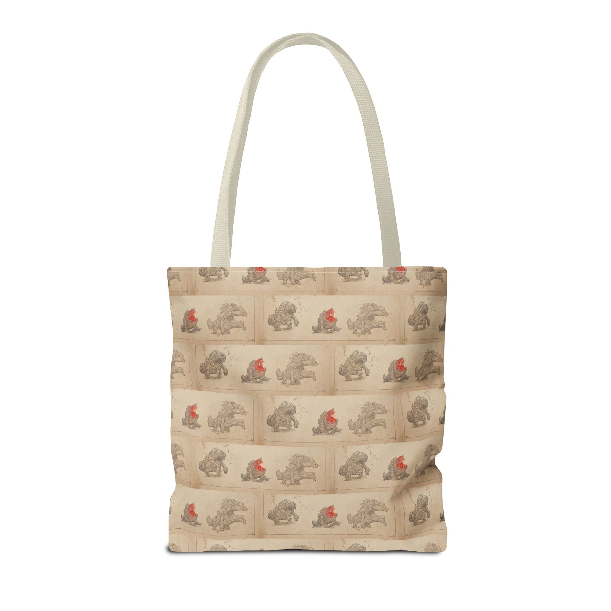 MOUMONS006 Tote Bag — Cute Retro Dog Shopper