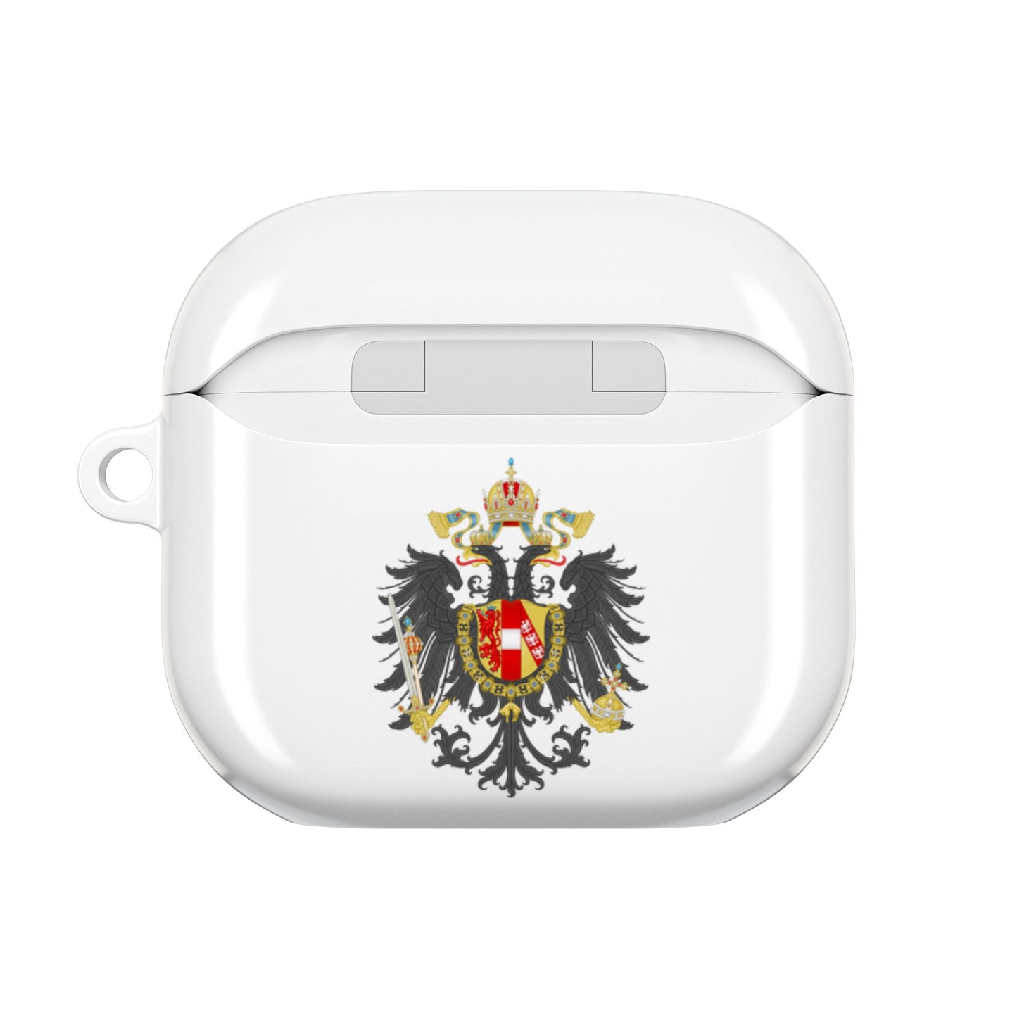 AirPod Case — Vintage Royal Portrait & Imperial Crest Silicone Cover