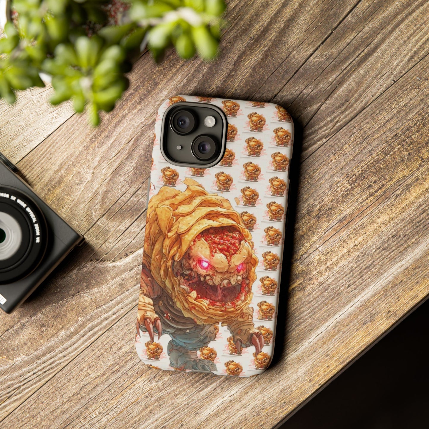 MOUMONS007 Phone Case — Durable Protective iPhone Cover with Creepy Art