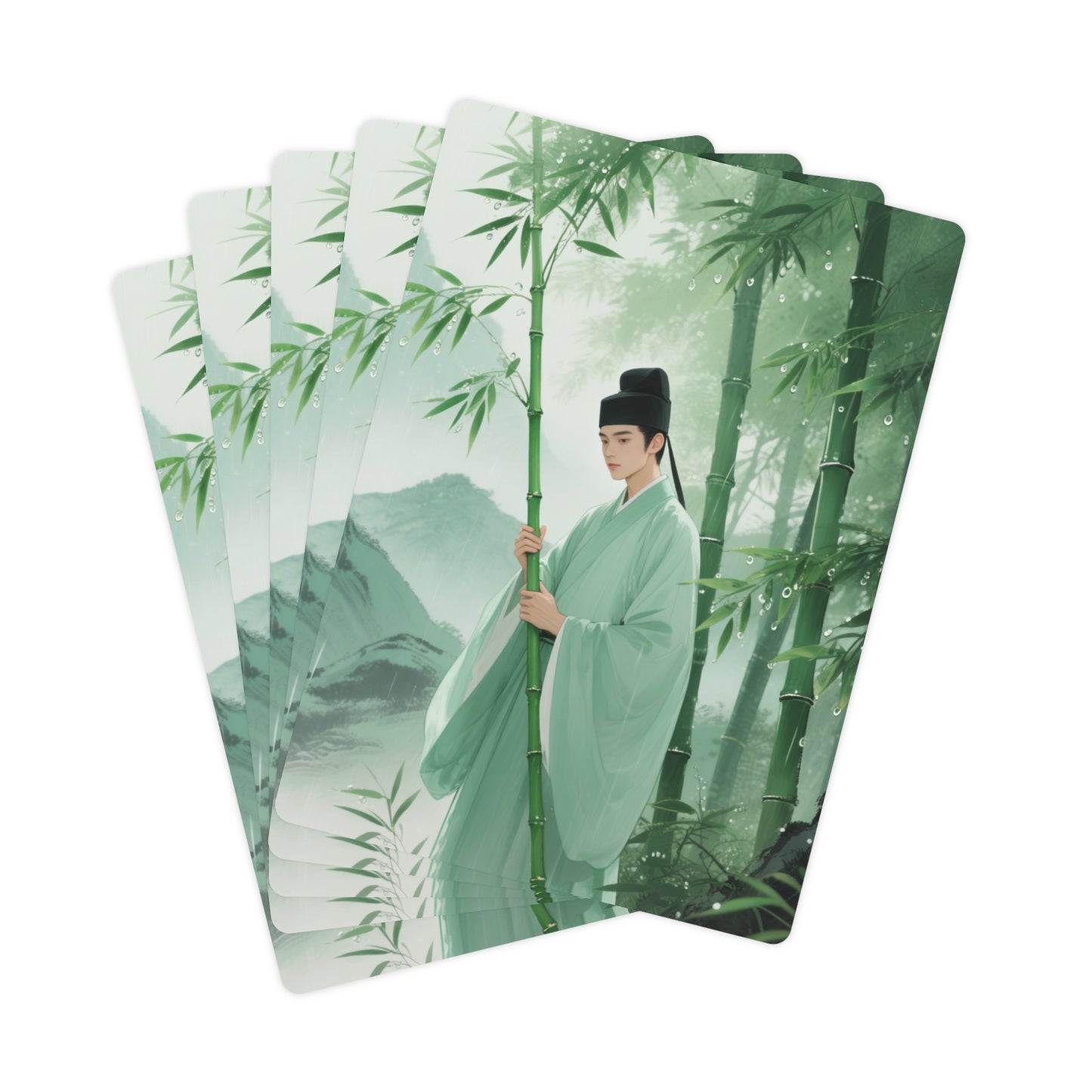 Summer Gentlemen Playing Cards Set for Poker Lovers, Unique Gift for Gamers, Modern Design Card Deck, Fun Game Night Essentials, Casino-Themed Decor