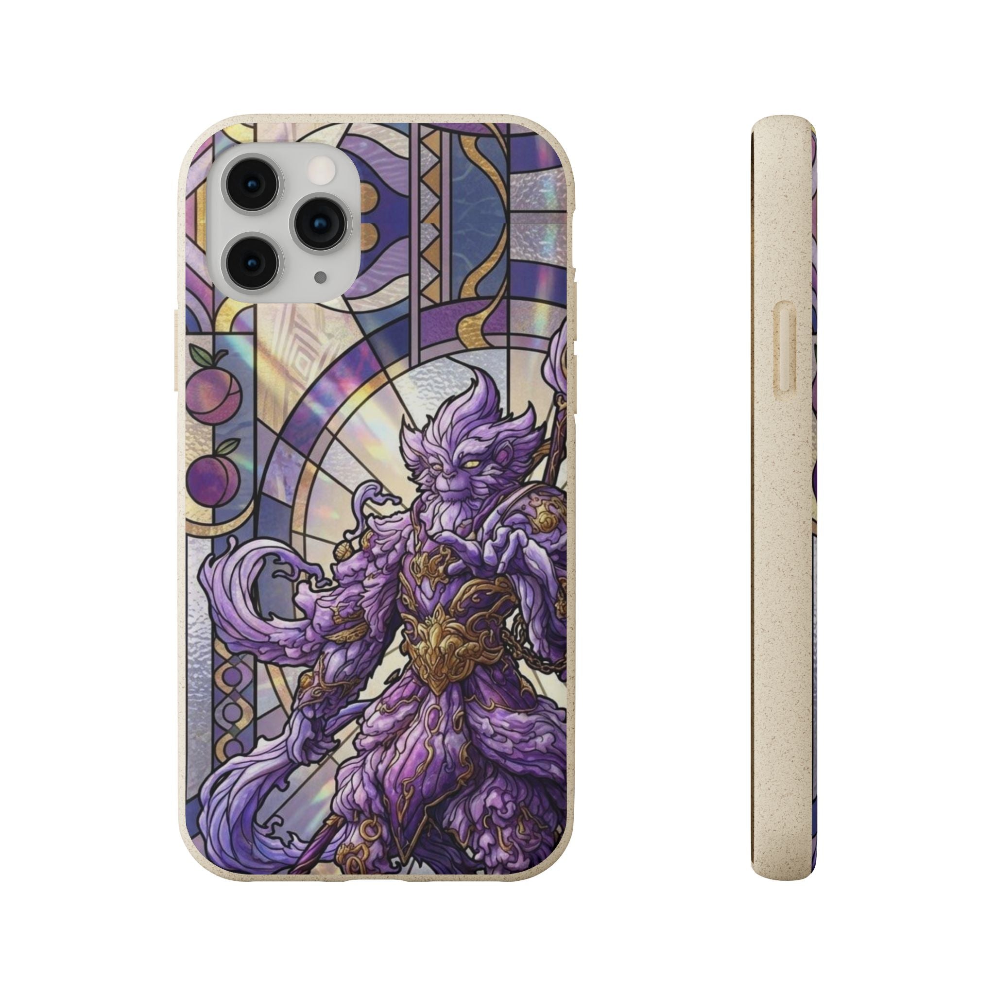 Special MOUMONS003 stained glass Biodegradable Phone Case