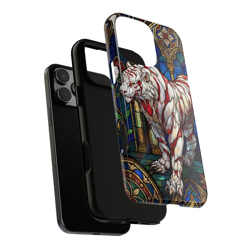 MOUMONS0011 special Stained Glass Phone Case — Protective Tough Case with Gothic Cathedral Design