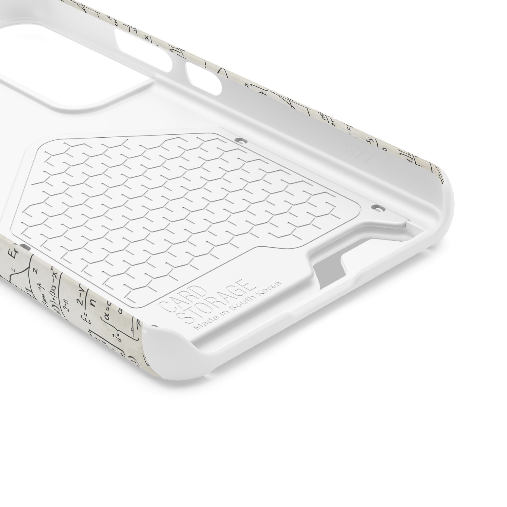 A001 Math Formula Phone Card Case — Scientific Equations Card Holder Phone Case