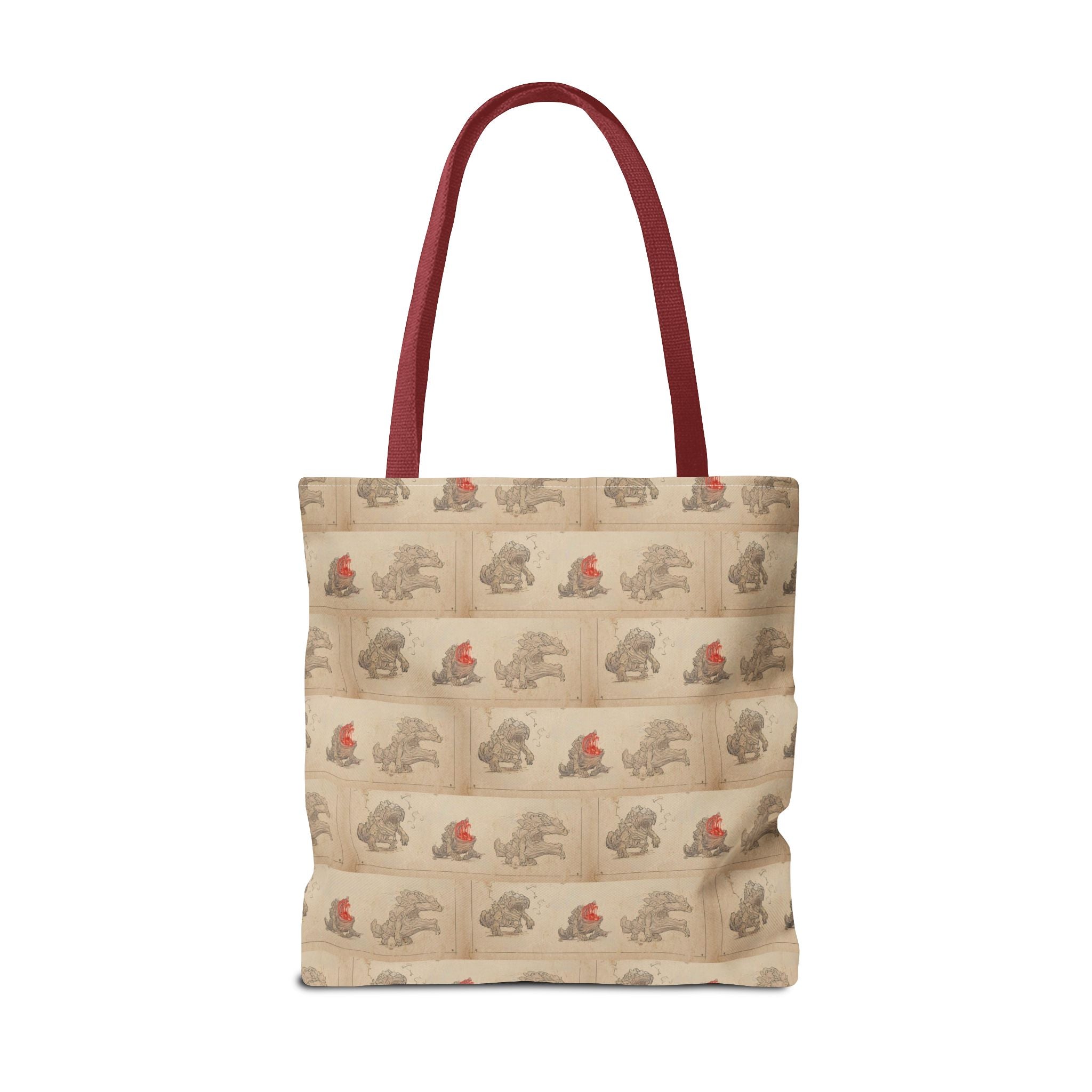 MOUMONS006 Tote Bag — Cute Retro Dog Shopper