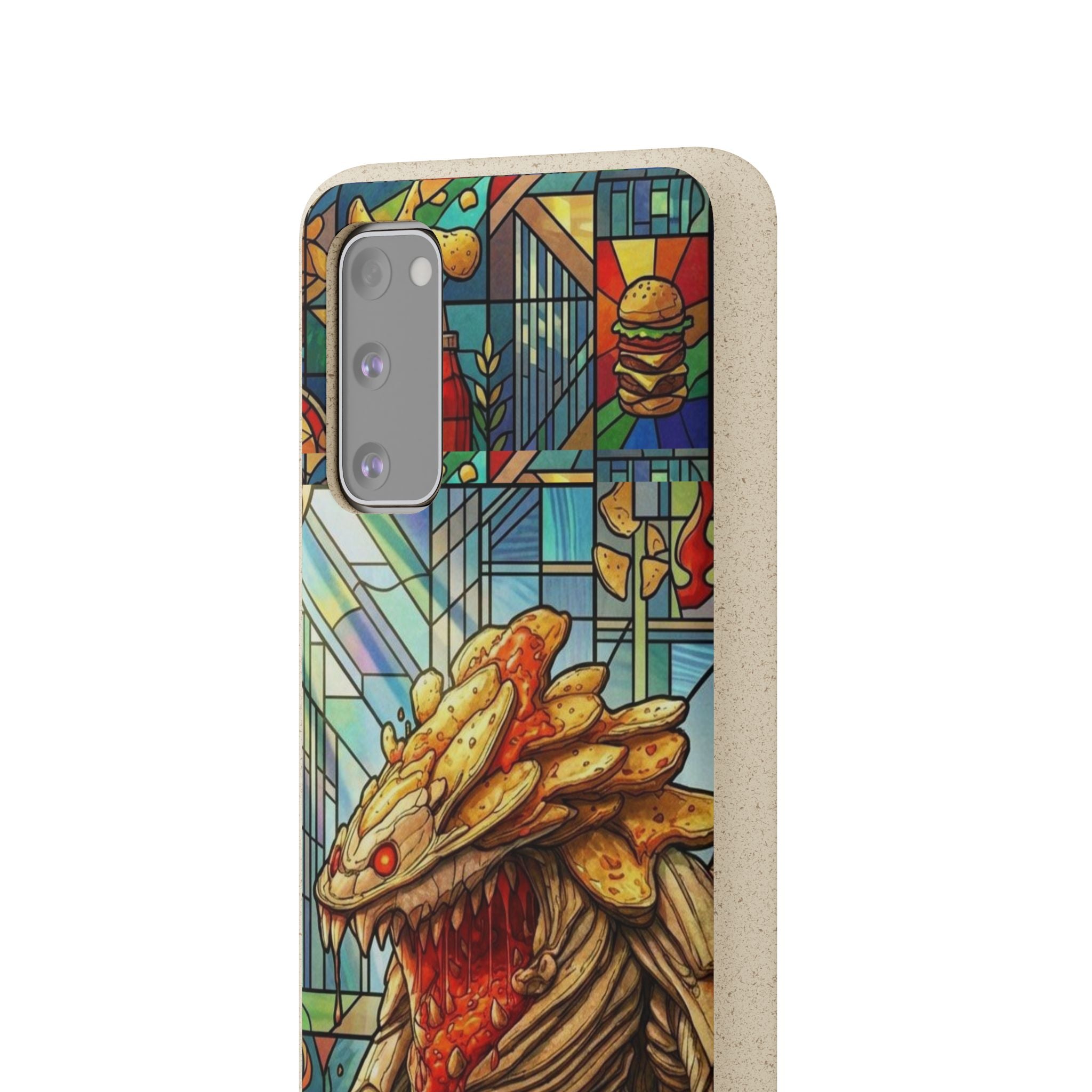 Special MOUMONS006 stained glass Biodegradable Phone Case