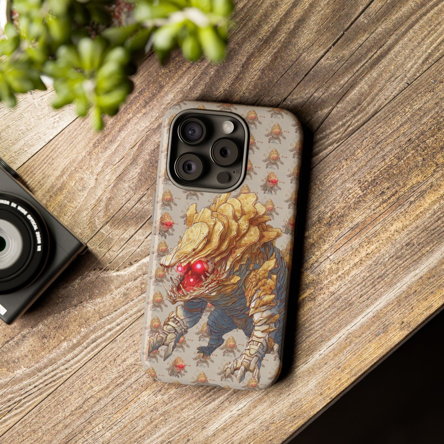 MOUMONS008 Phone Case — Gaming Beast with Red Eyes