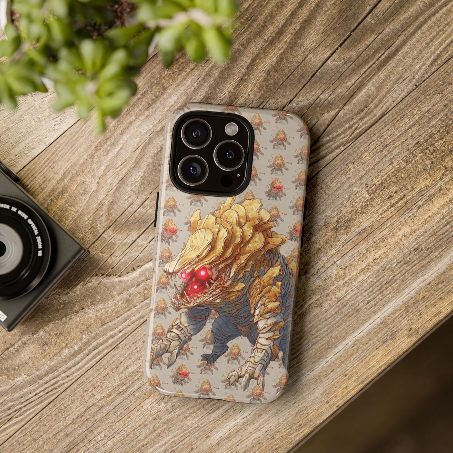 MOUMONS008 Phone Case — Gaming Beast with Red Eyes