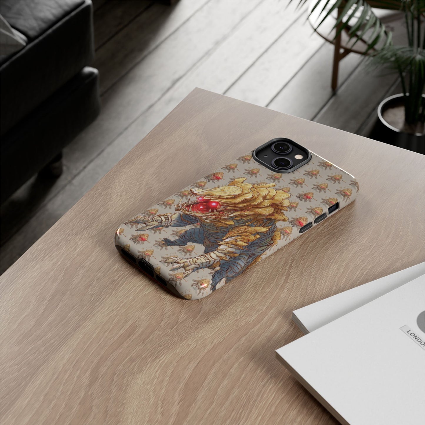 MOUMONS008 Phone Case — Gaming Beast with Red Eyes