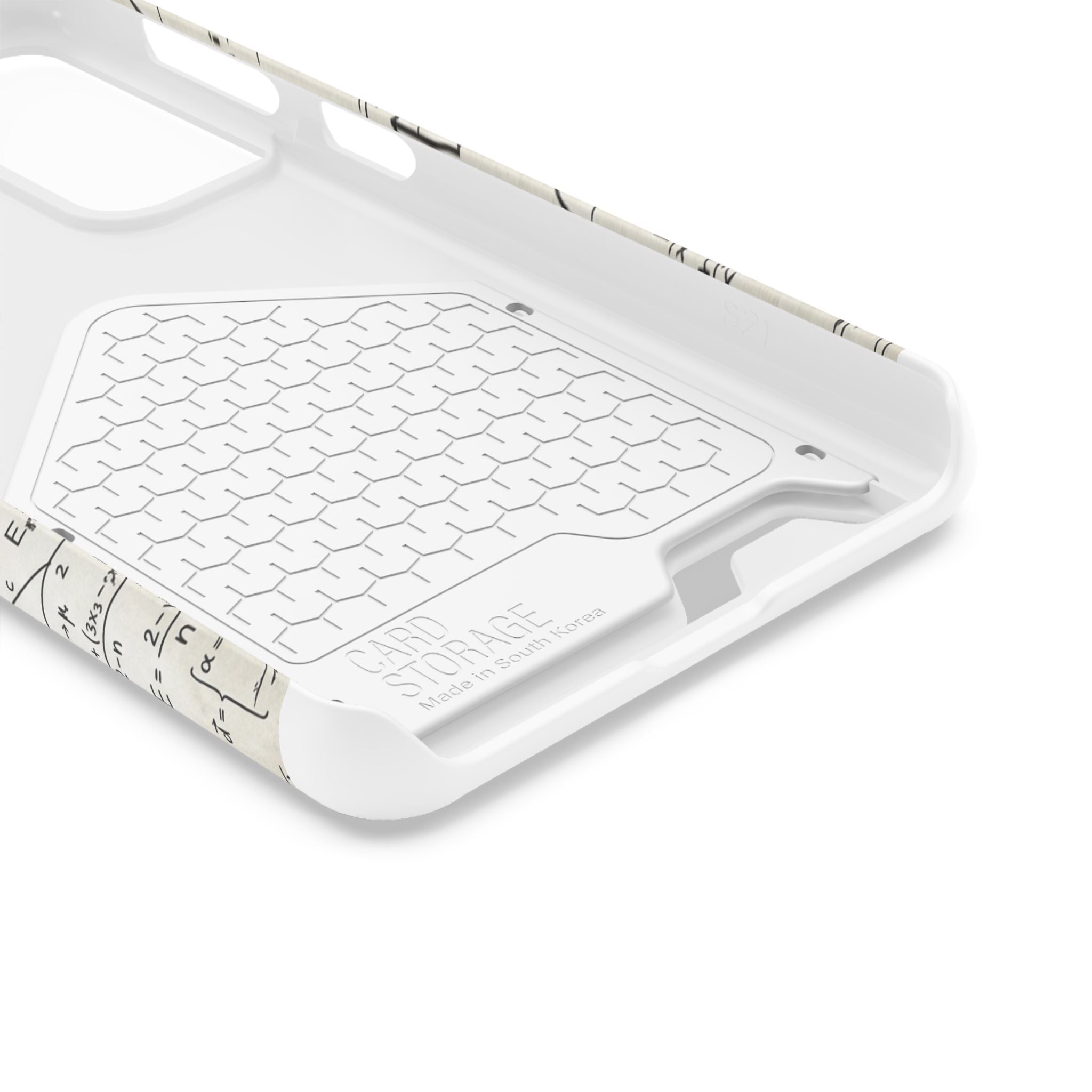 A001 Math Formula Phone Card Case — Scientific Equations Card Holder Phone Case