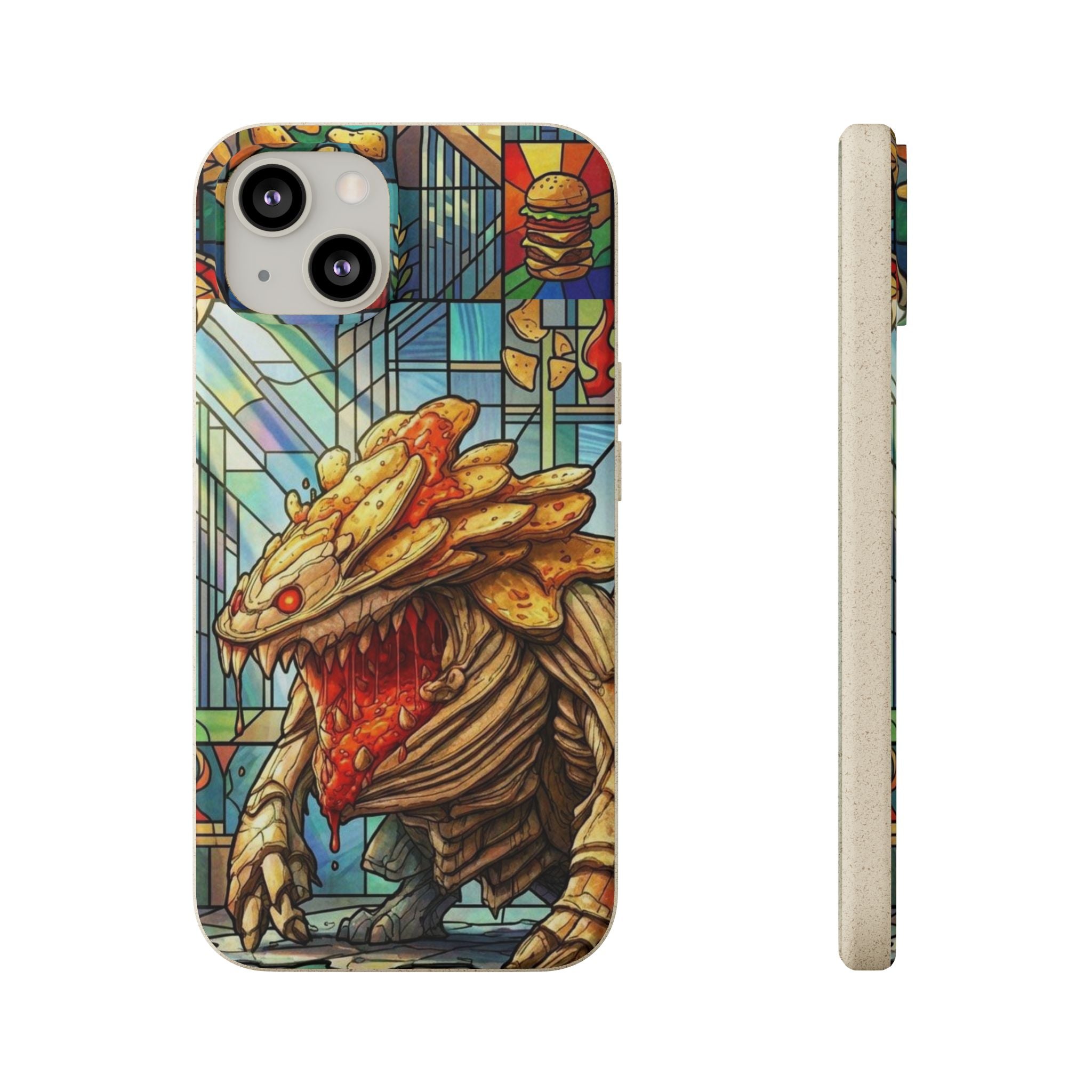 Special MOUMONS006 stained glass Biodegradable Phone Case