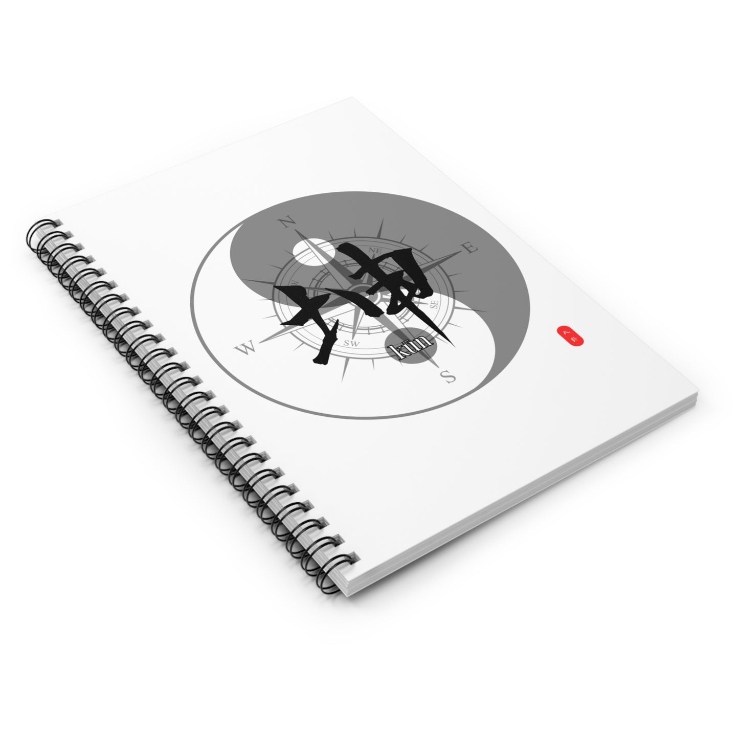 Spiral Notebook - Chinese Wizard Bagua Series, Ruled Line