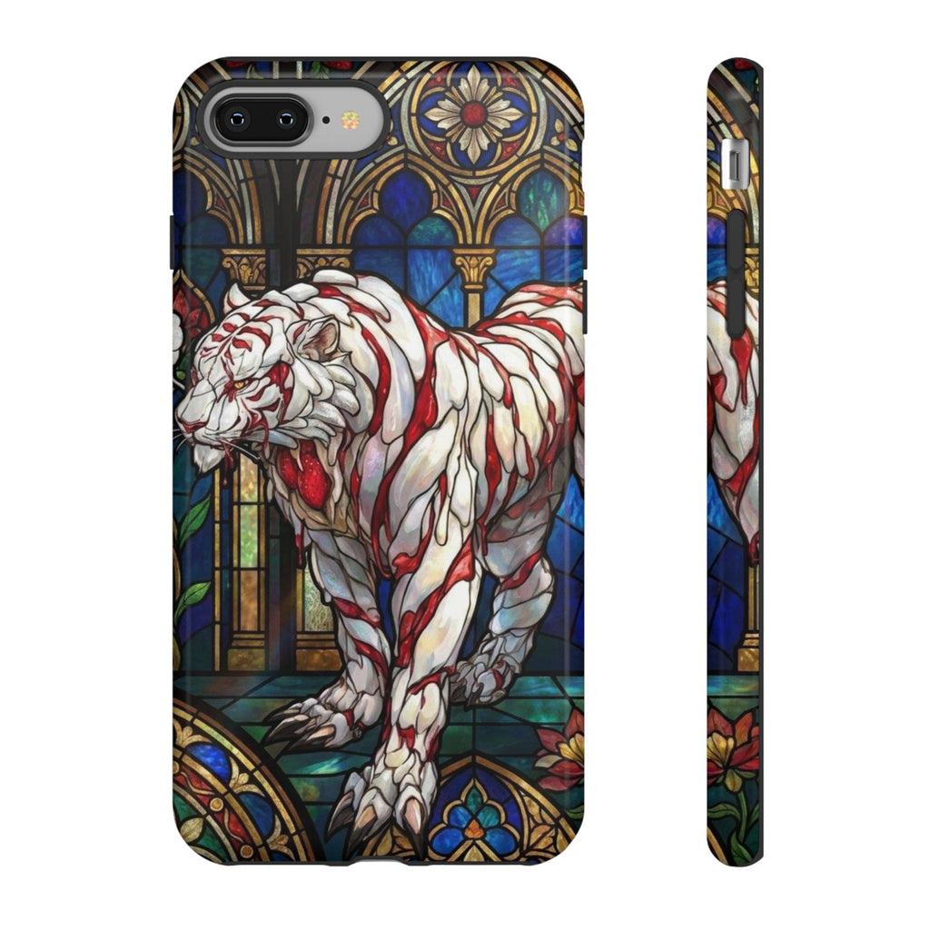 MOUMONS0011 special Stained Glass Phone Case — Protective Tough Case with Gothic Cathedral Design