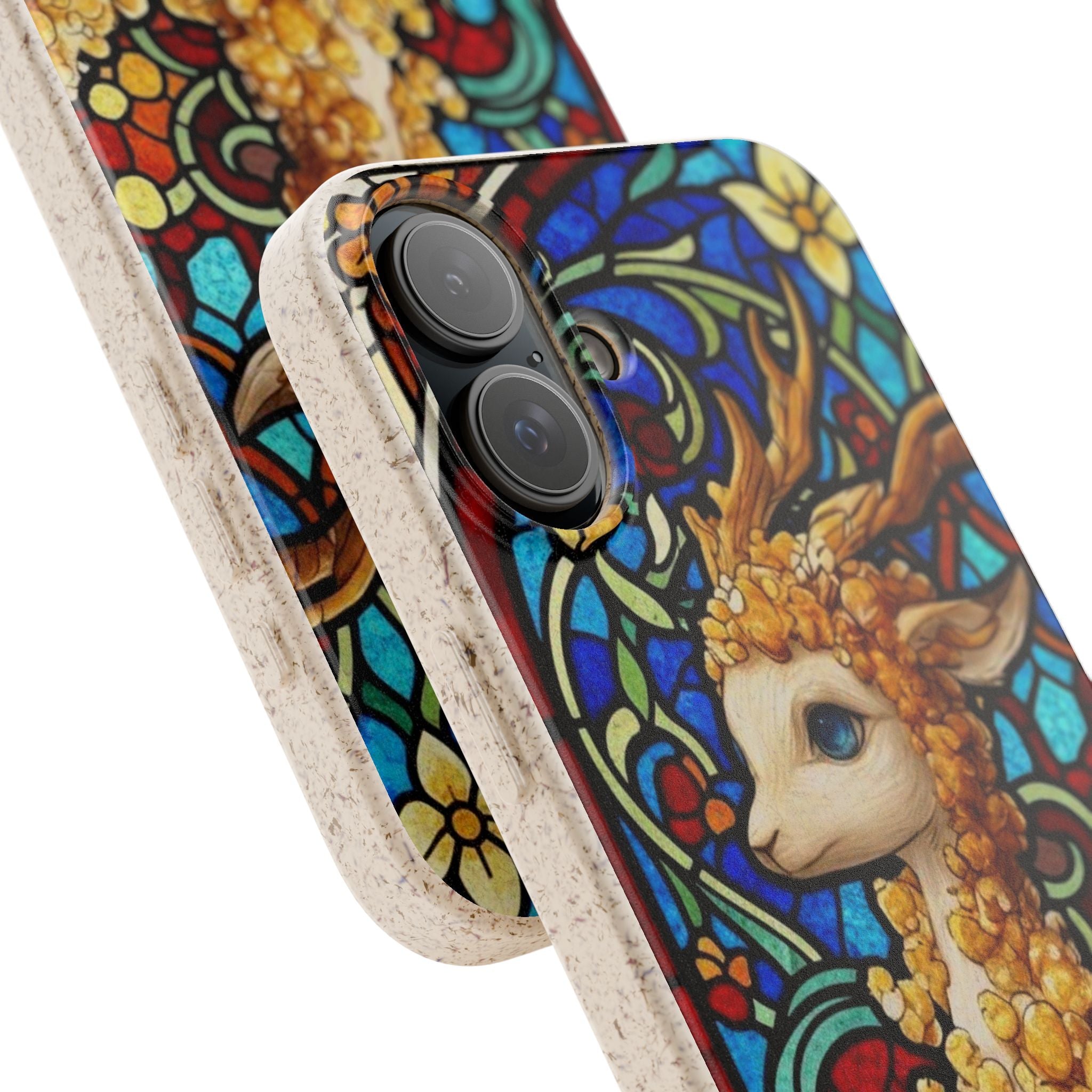 Special MOUMONS001 stained glass Biodegradable Phone Case