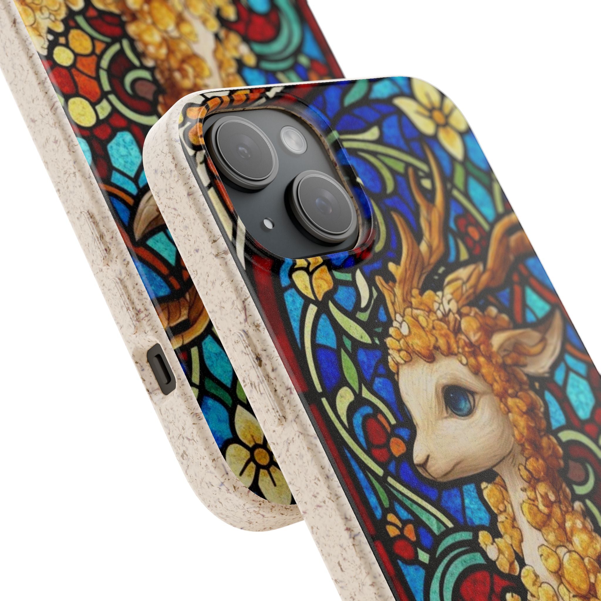 Special MOUMONS001 stained glass Biodegradable Phone Case