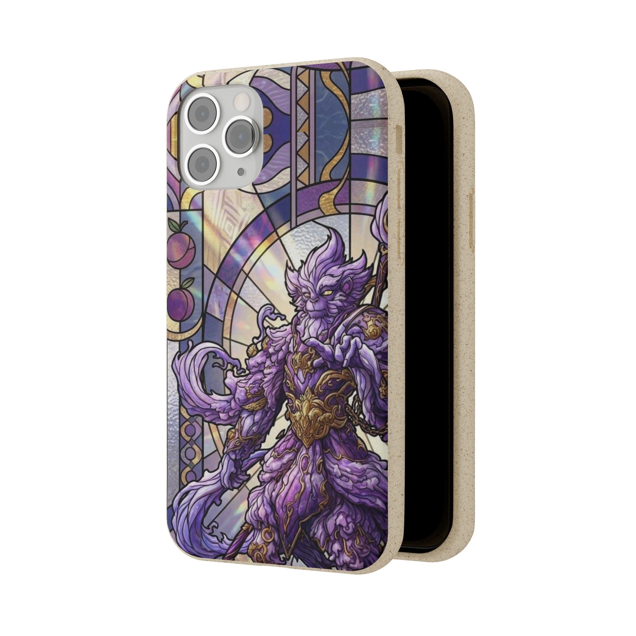 Special MOUMONS003 stained glass Biodegradable Phone Case