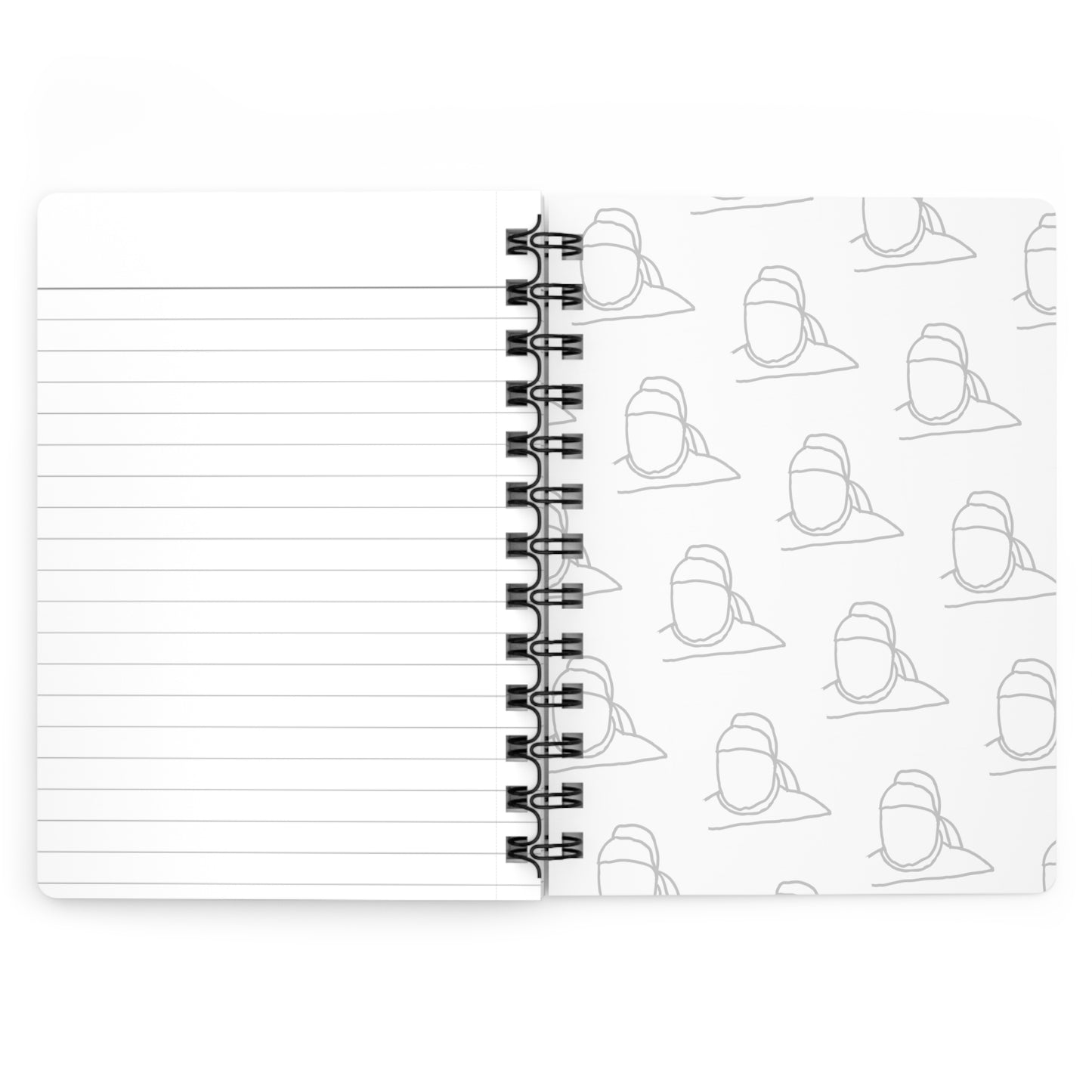 Spiral Bound Journal with Inspirational Character Design - Perfect for Writing, Doodles, Sketches, Gift for Artists, Creative Ideas, [...]