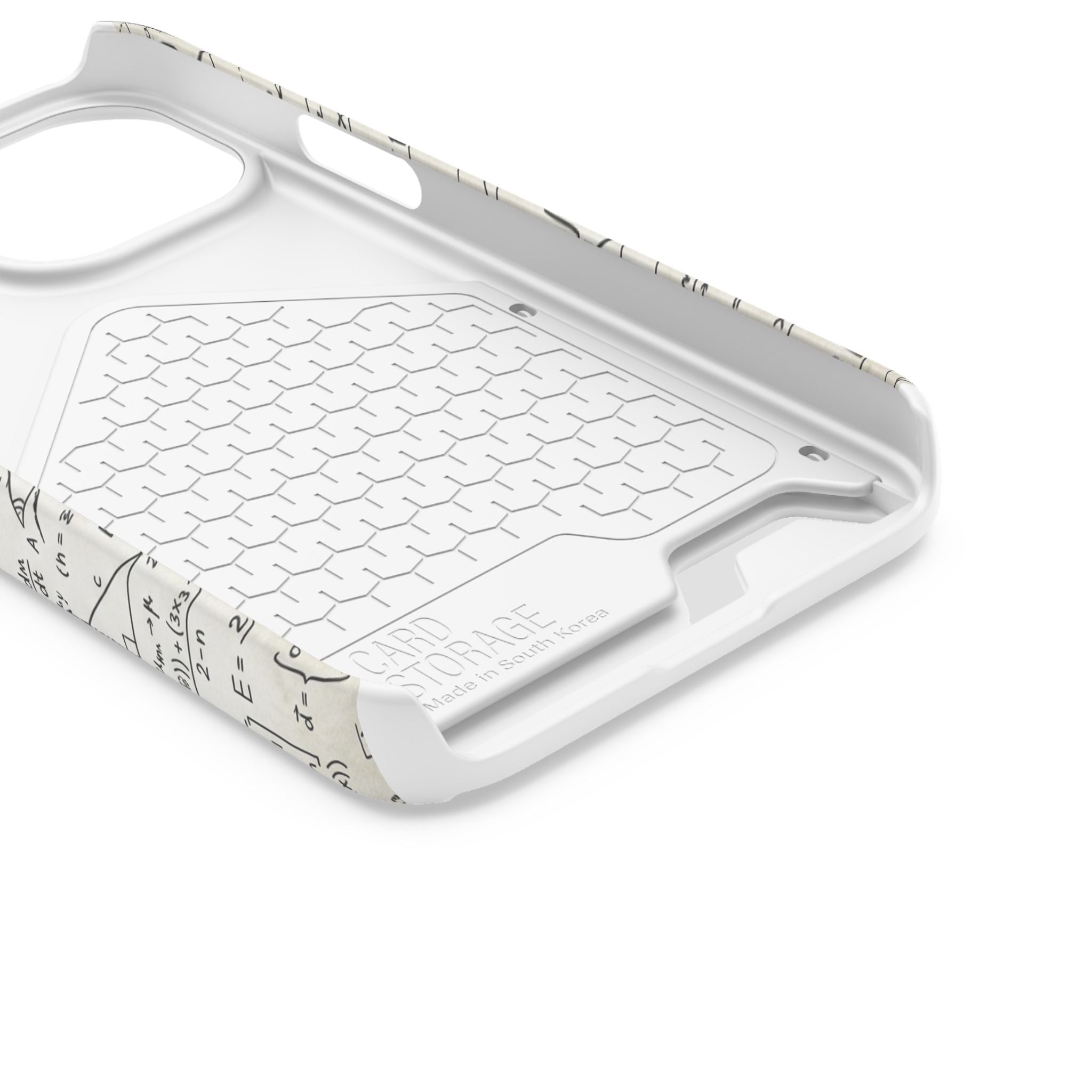 A001 Math Formula Phone Card Case — Scientific Equations Card Holder Phone Case