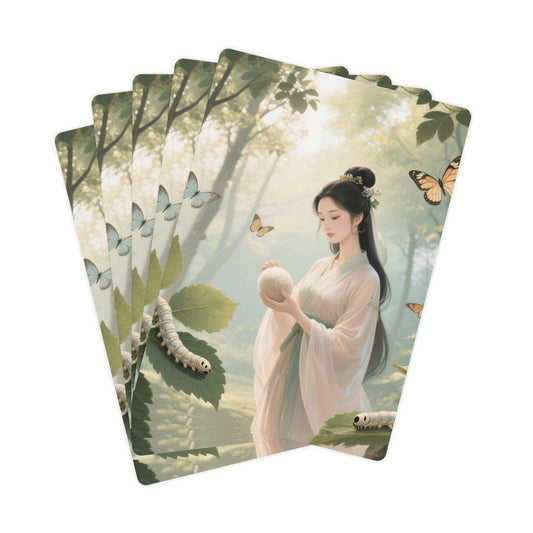 Myths of Traditional Chinese  13:Elegant Poker Card Set with Butterfly and Nature Design, Perfect for Card Games, Gift for Poker Lovers, Unique Playing Cards