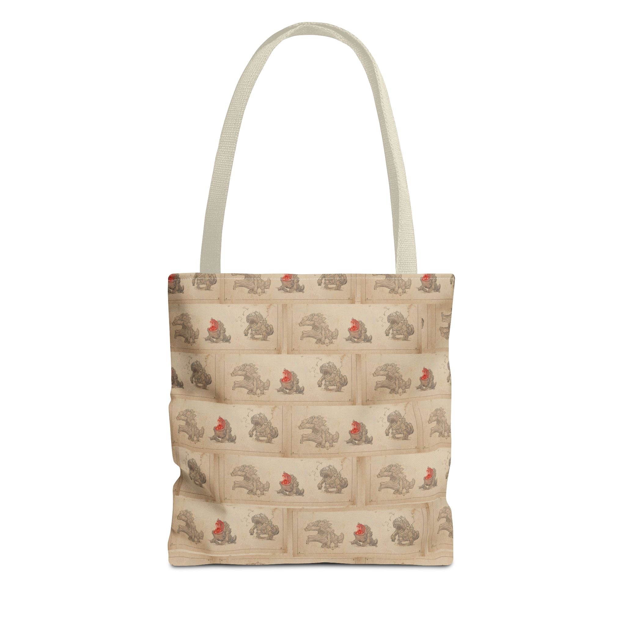 MOUMONS006 Tote Bag — Cute Retro Dog Shopper