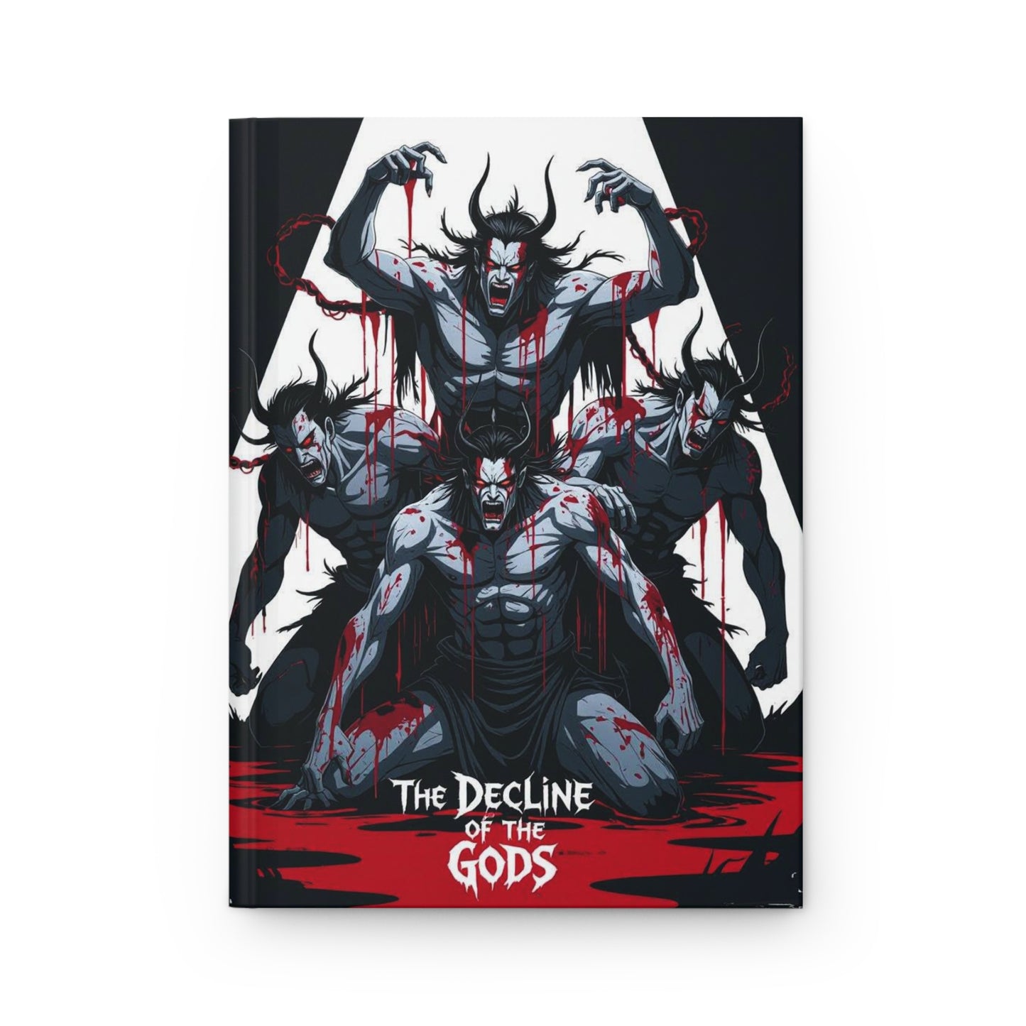 Hardcover Journal — The Decline of the Demons: Dark Horror Art Notebook