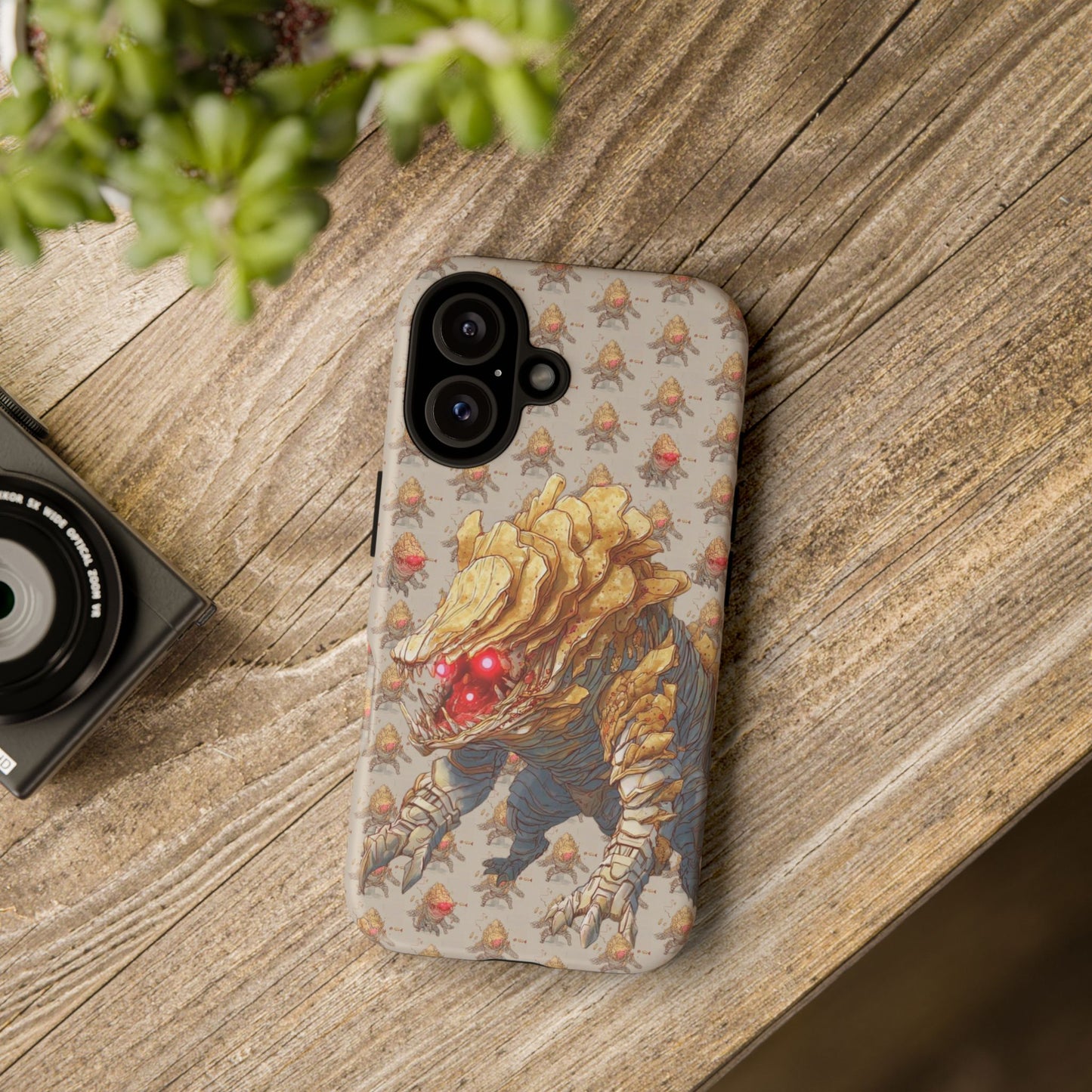 MOUMONS008 Phone Case — Gaming Beast with Red Eyes