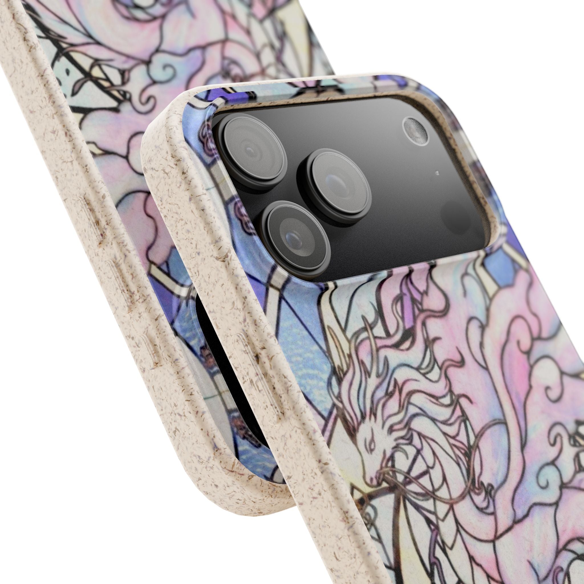 Special MOUMONS024 stained glass biodegradable Phone Case