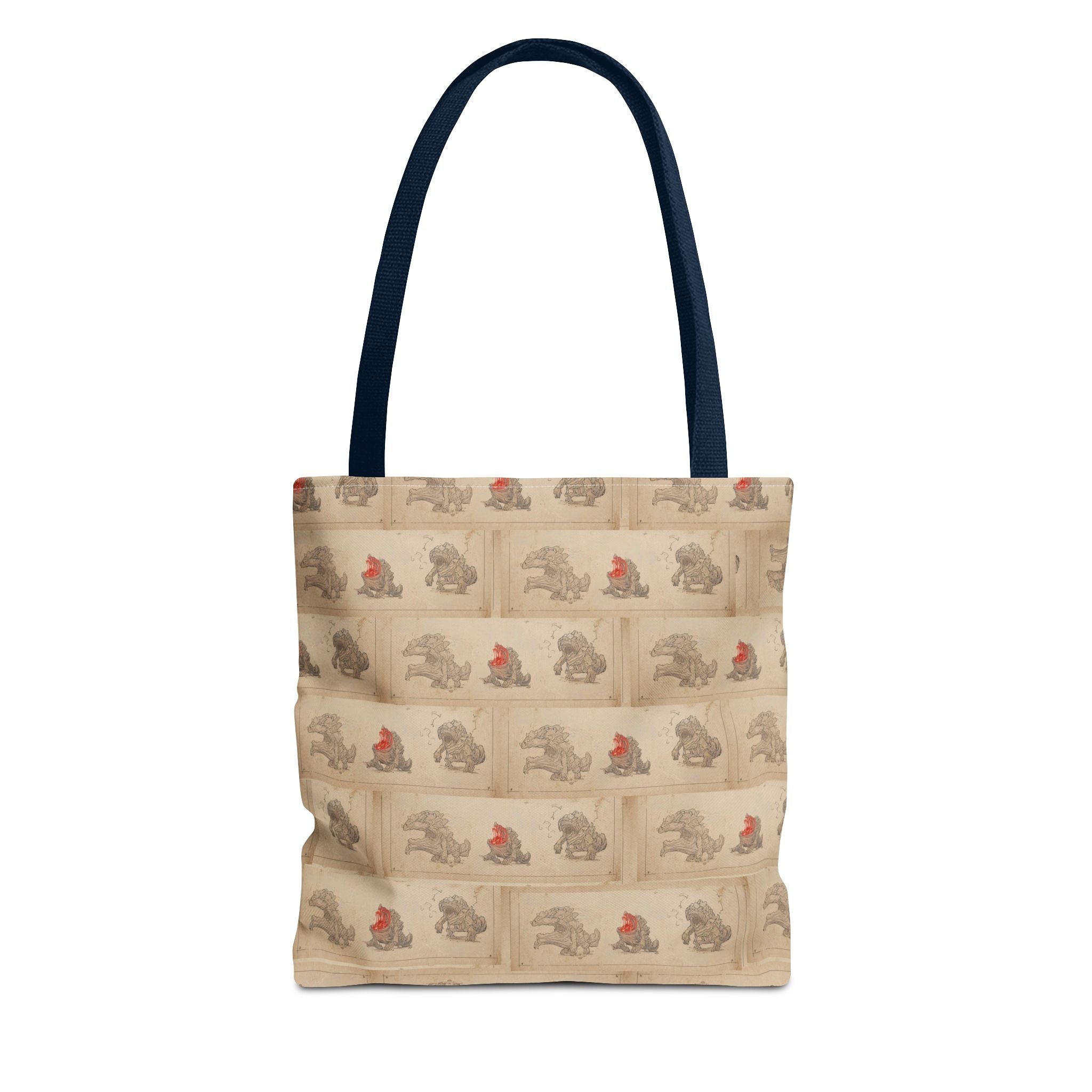 MOUMONS006 Tote Bag — Cute Retro Dog Shopper