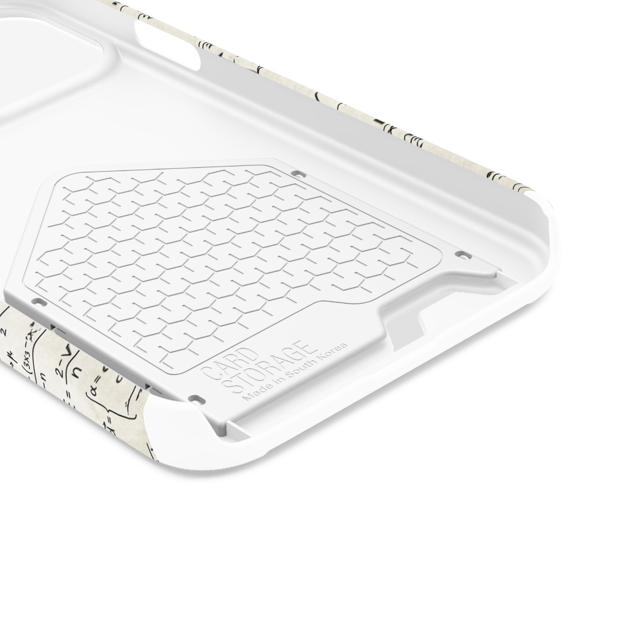 A001 Math Formula Phone Card Case — Scientific Equations Card Holder Phone Case